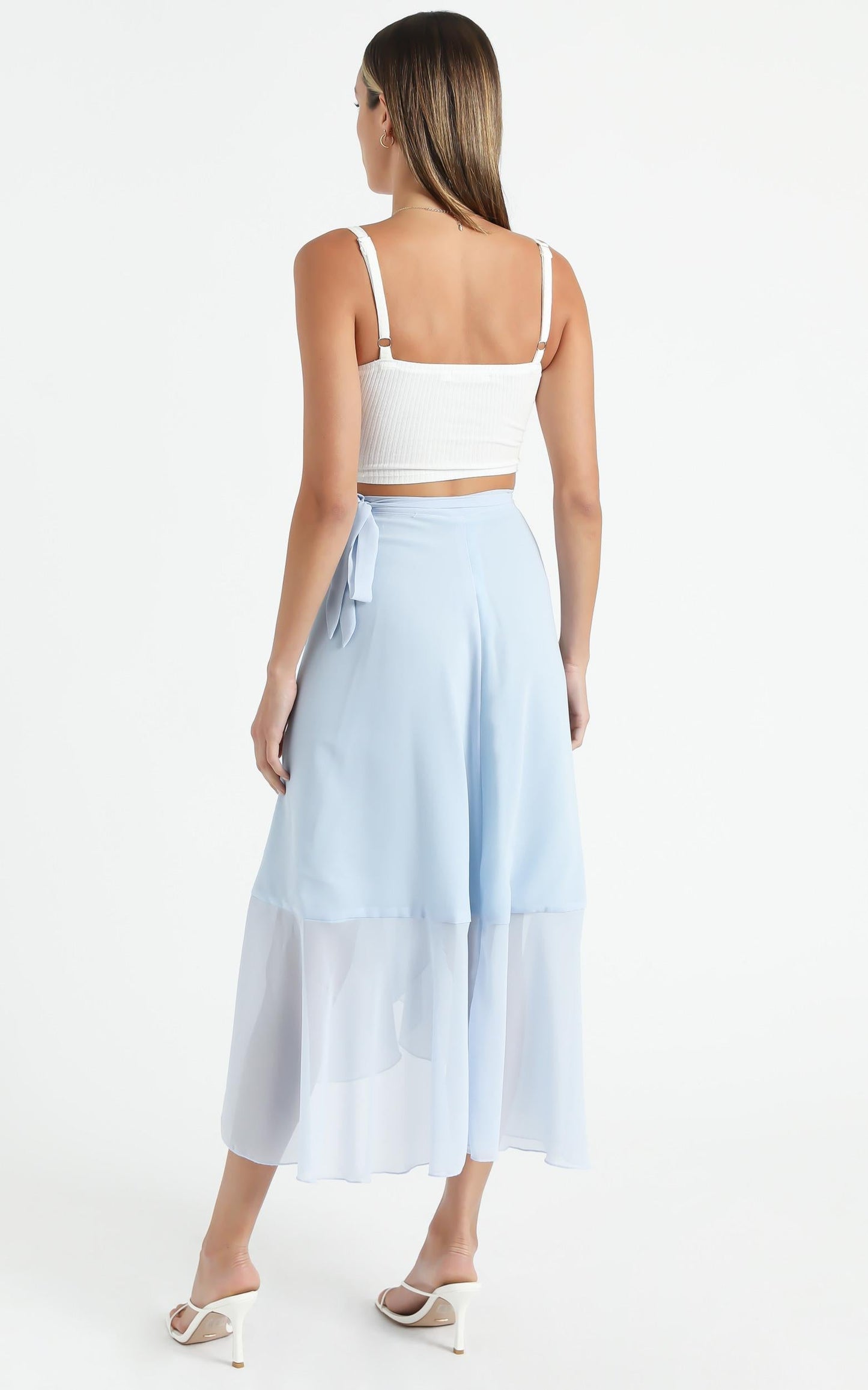 Add To The Mix Skirt in Blue