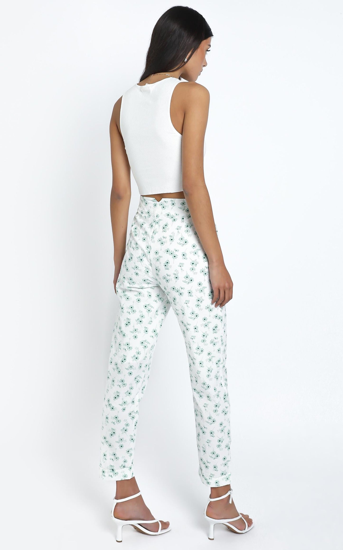 Adela Pants in Sage Floral