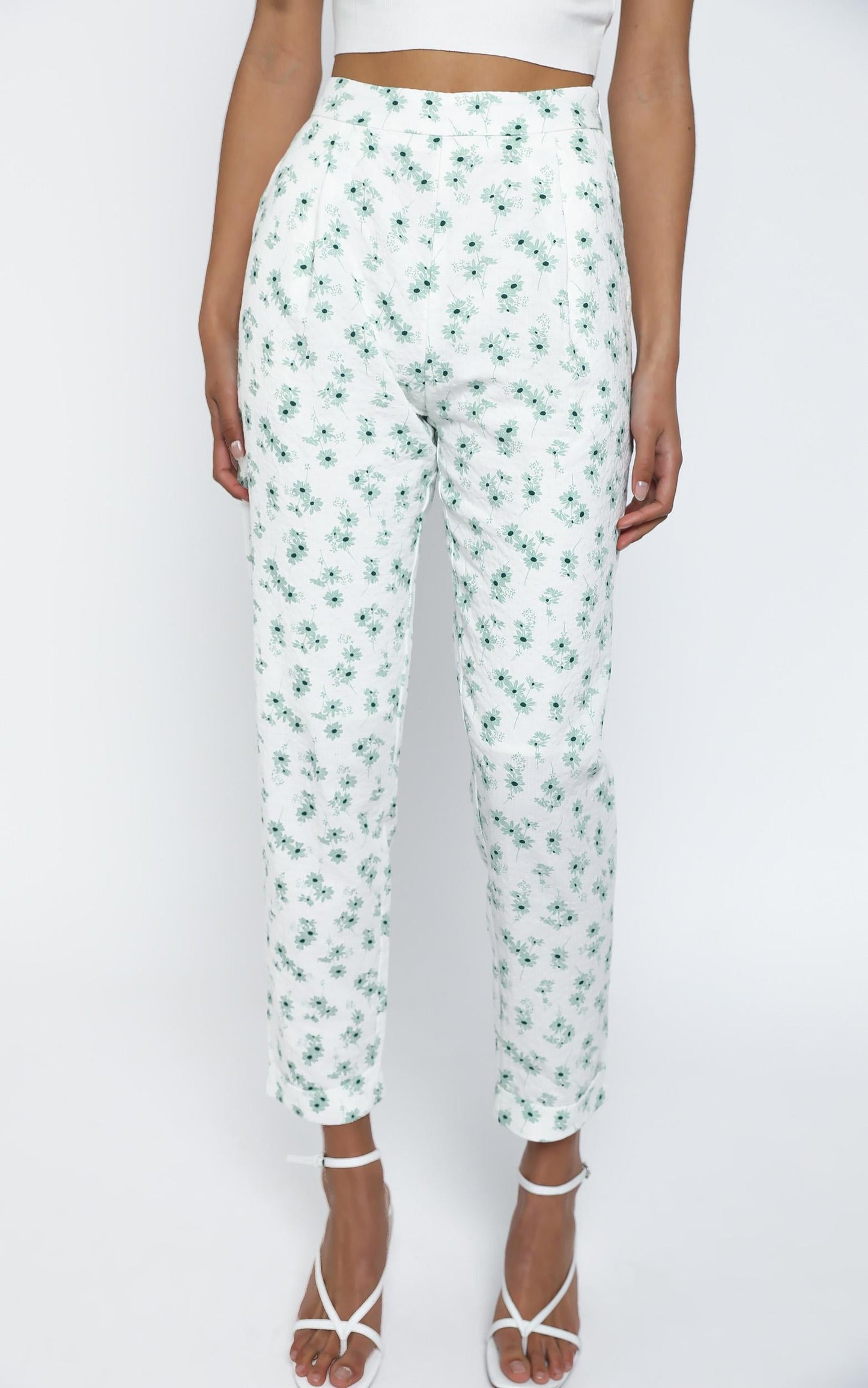 Adela Pants in Sage Floral