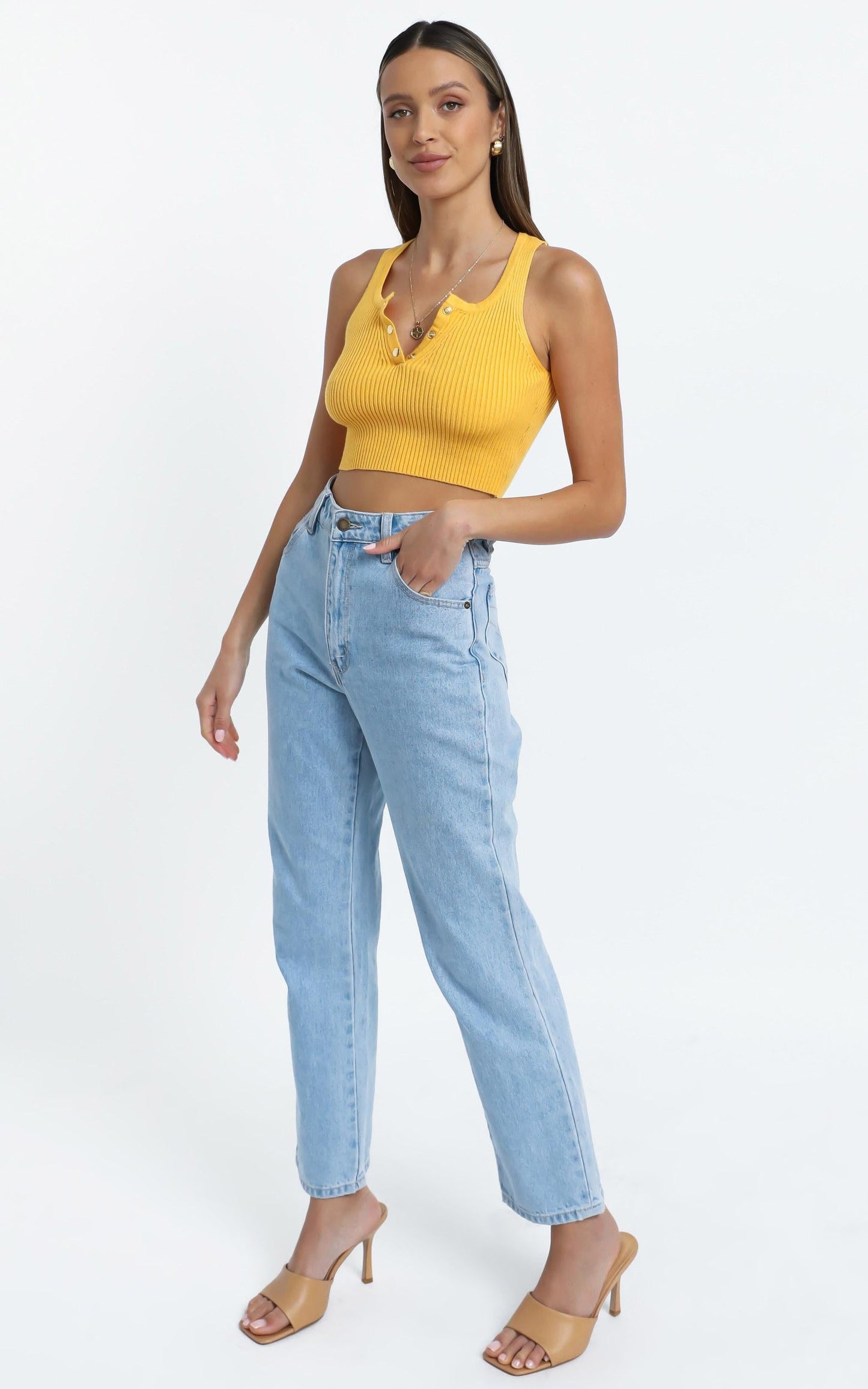 Adrian Top in Mustard
