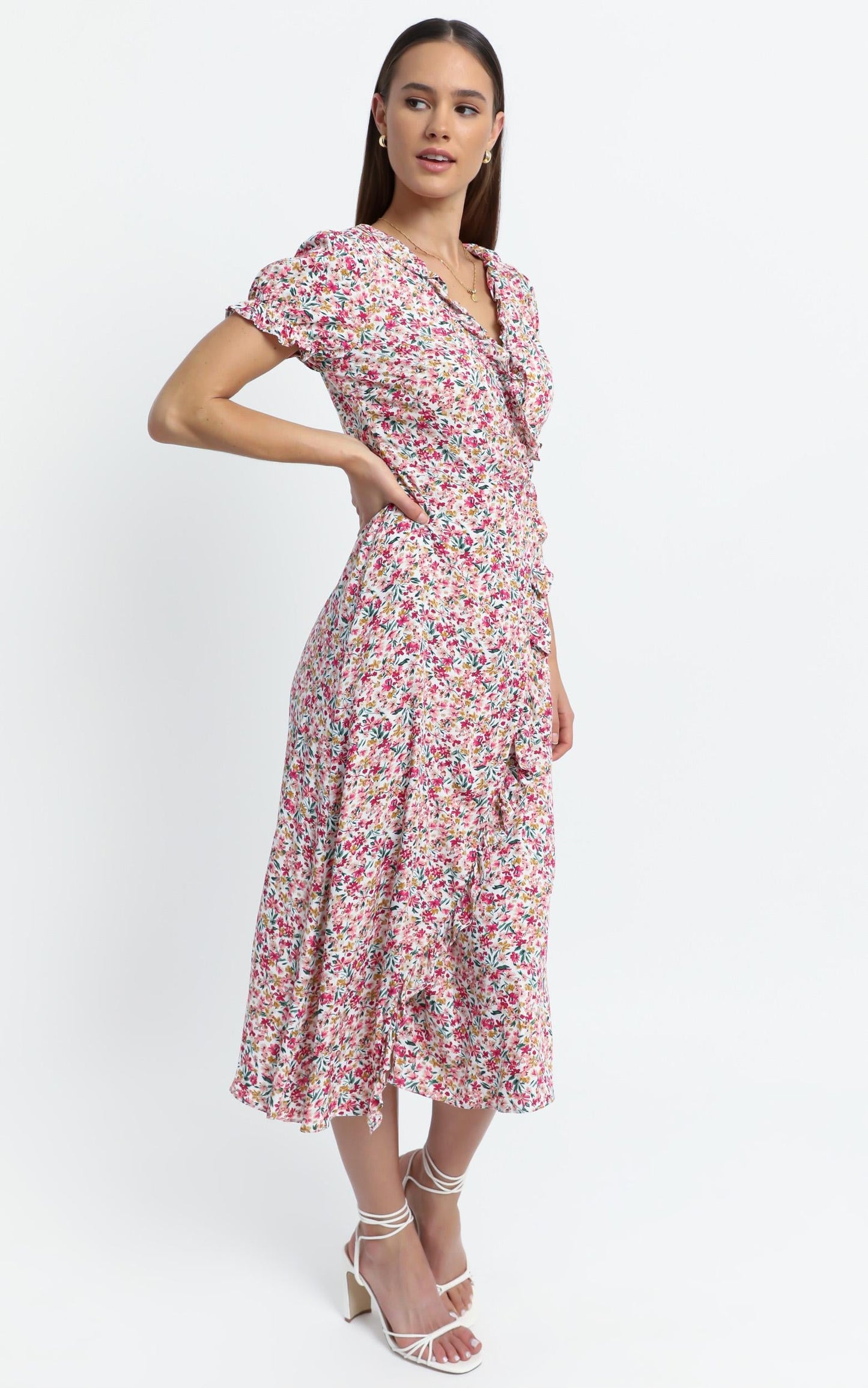 Affinity dress in Pink Floral