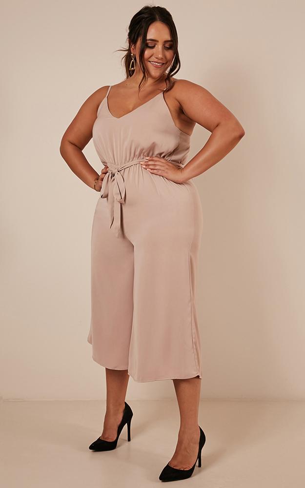 After Hours Jumpsuit In Mocha