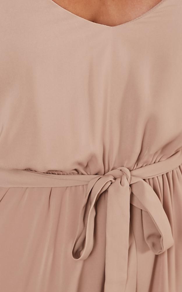 After Hours Jumpsuit In Mocha