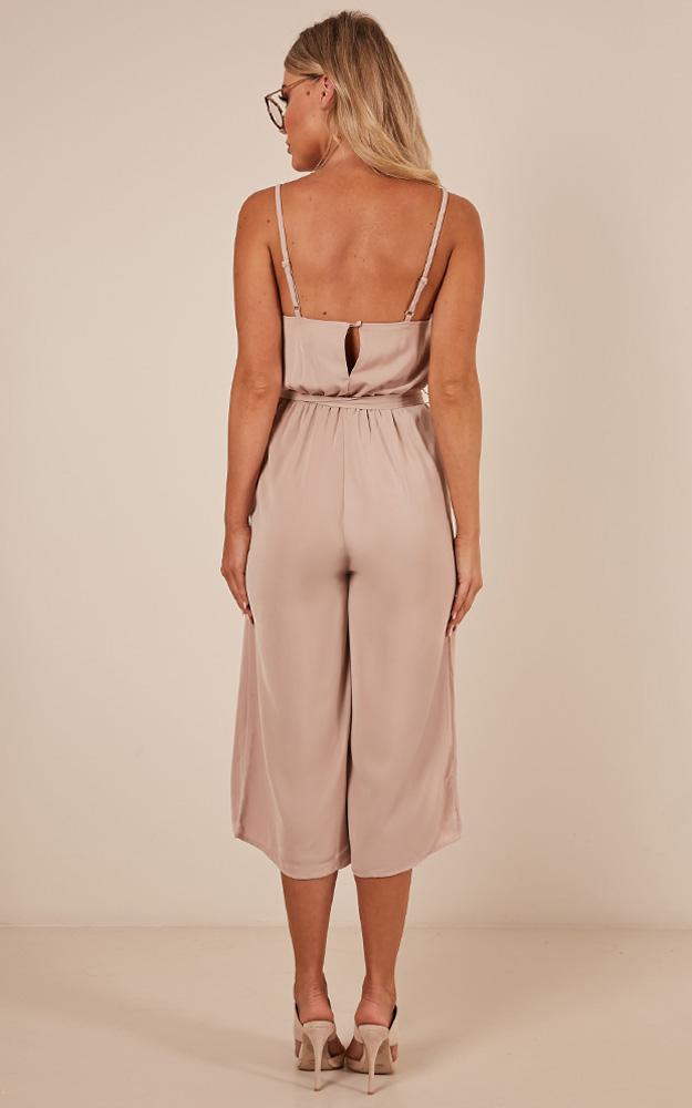 After Hours Jumpsuit In Mocha