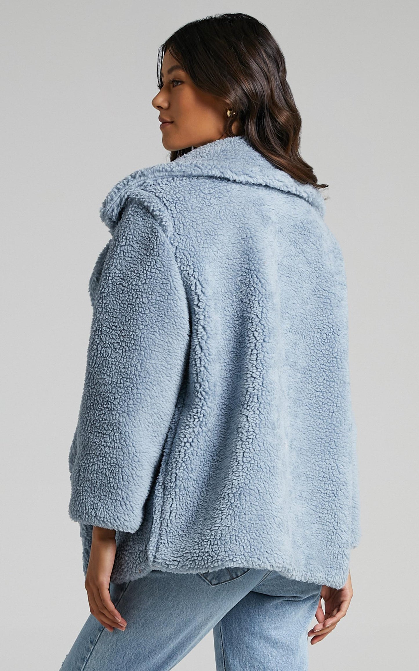 Aila Coat in Blue