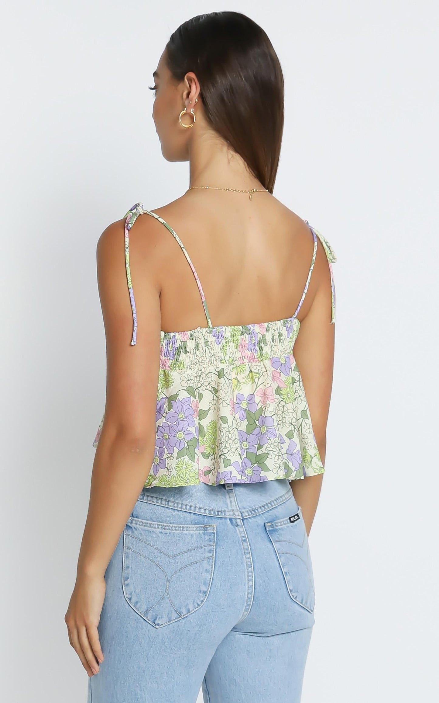 Aint No Sweetie Top in Garden Floral