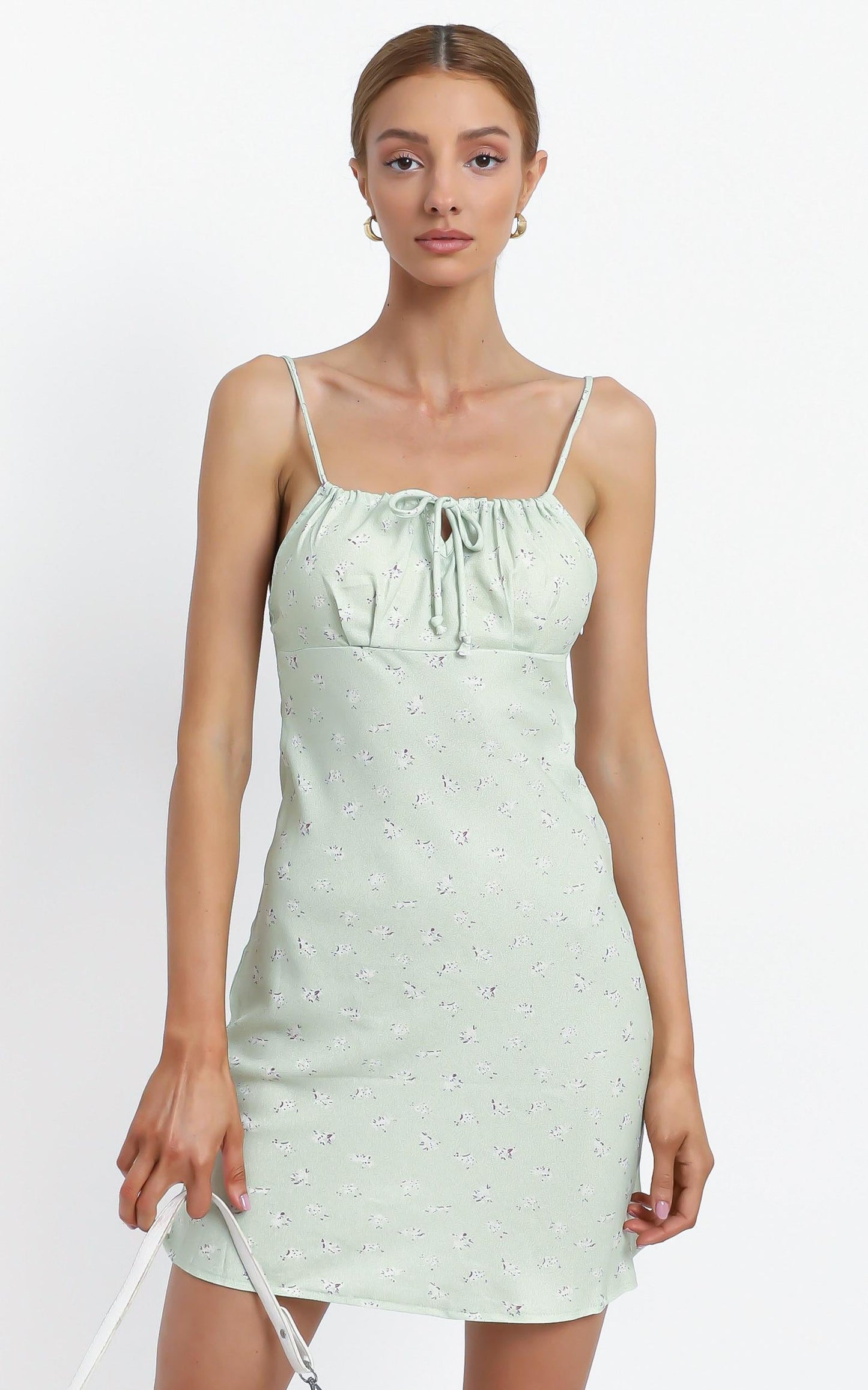 Ajay Dress in Sage Floral