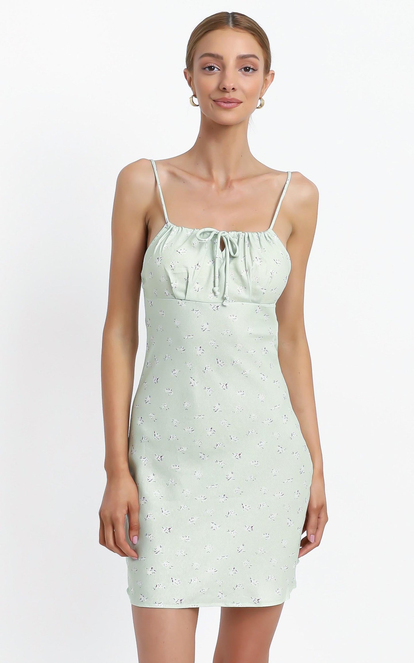 Ajay Dress in Sage Floral