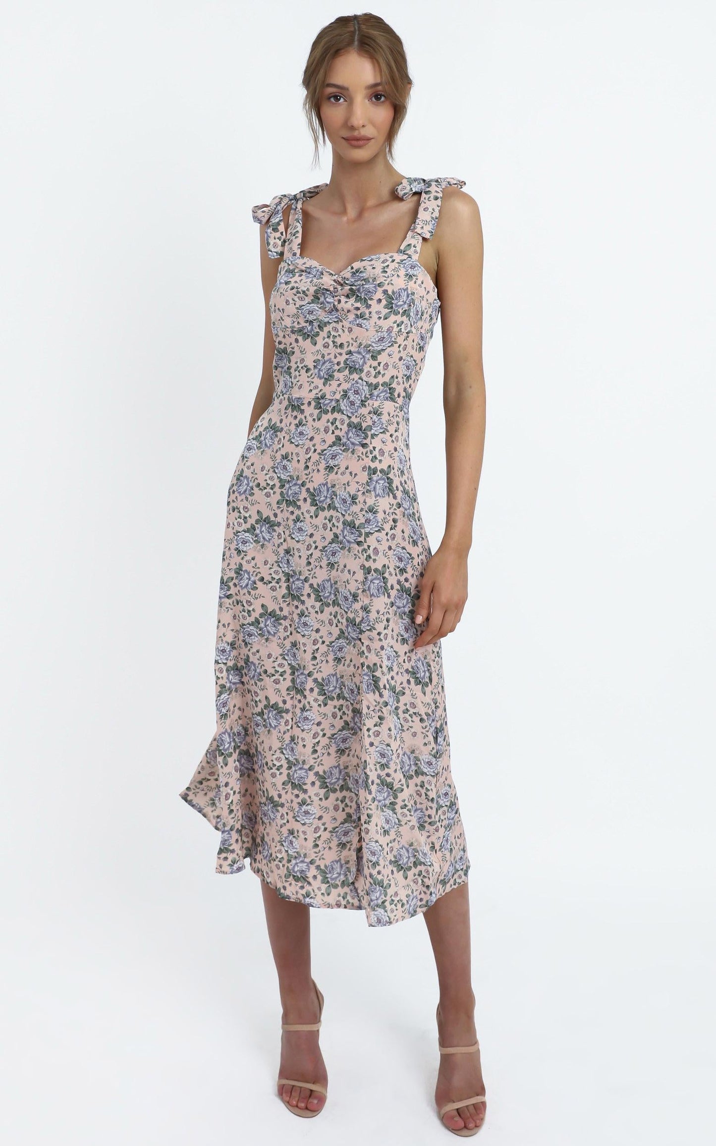 Akiva Dress in Blush Floral