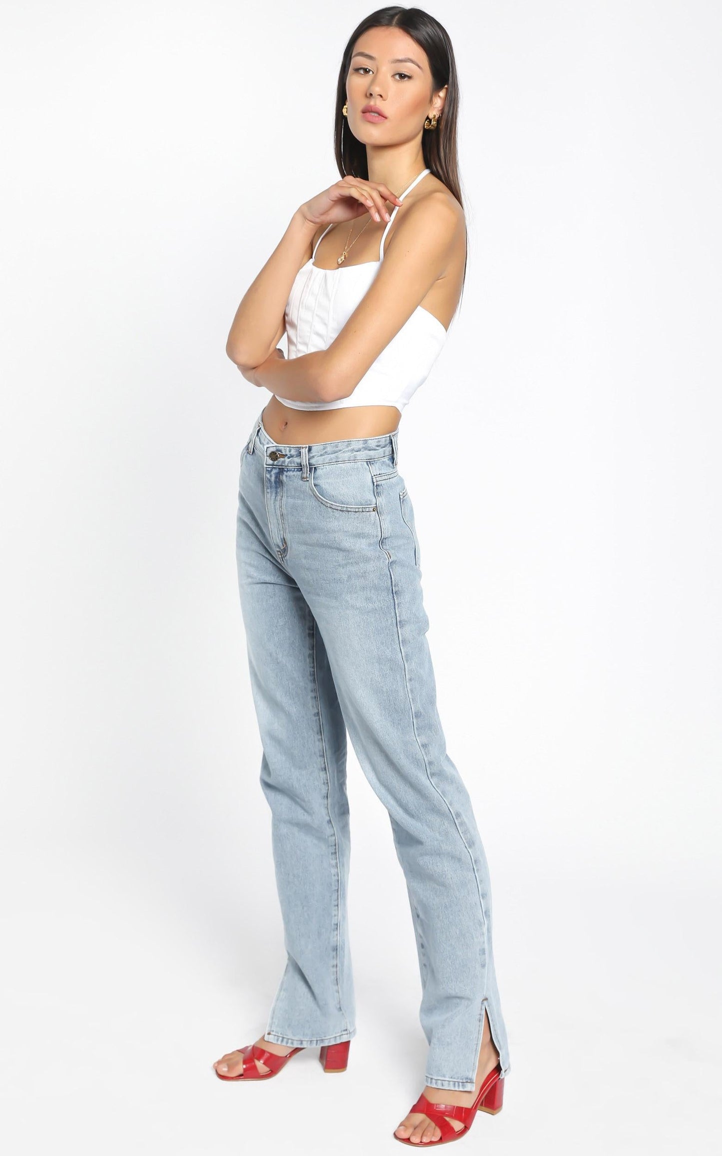 Lioness - Alabama Jeans in Light Denim