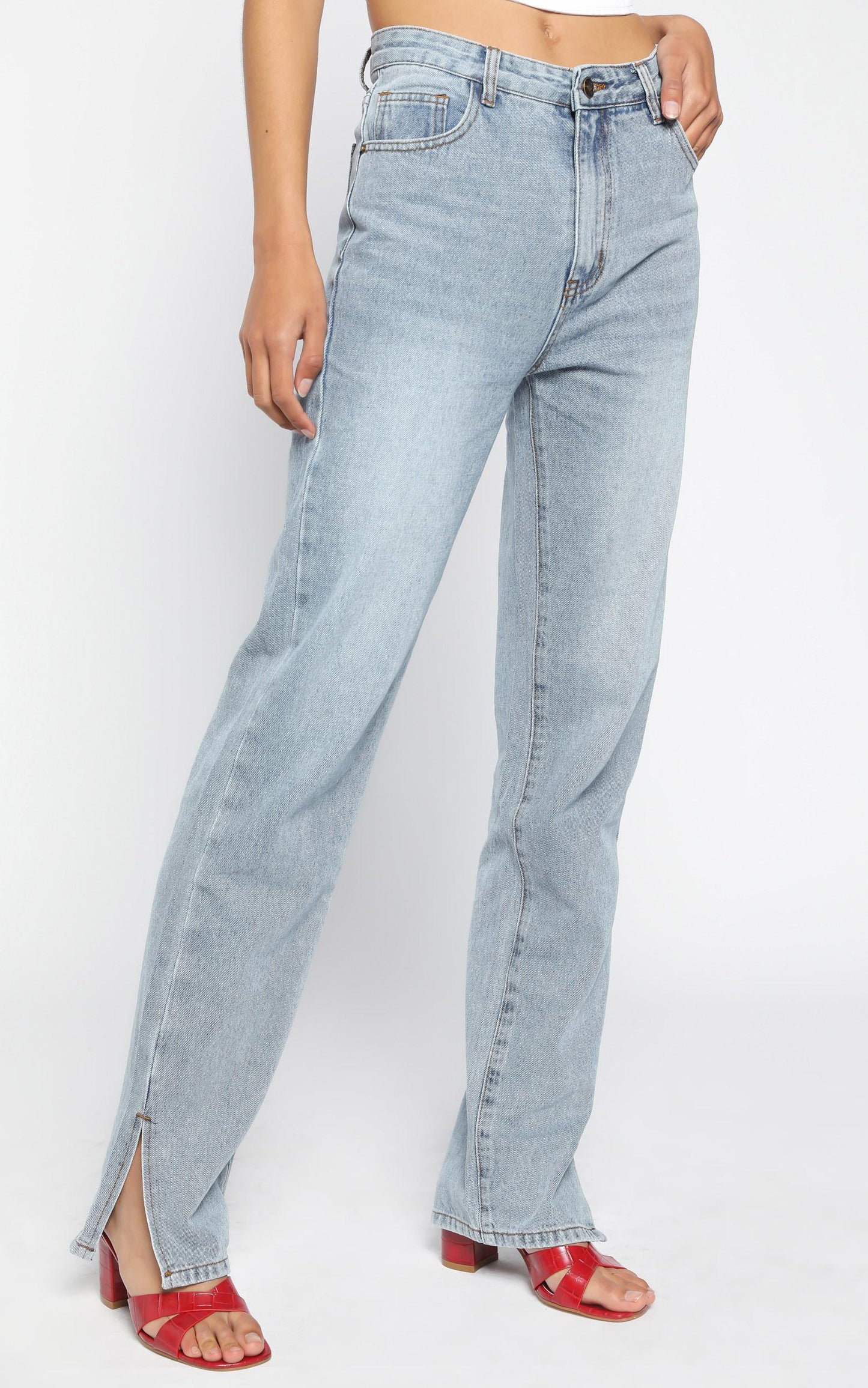 Lioness - Alabama Jeans in Light Denim