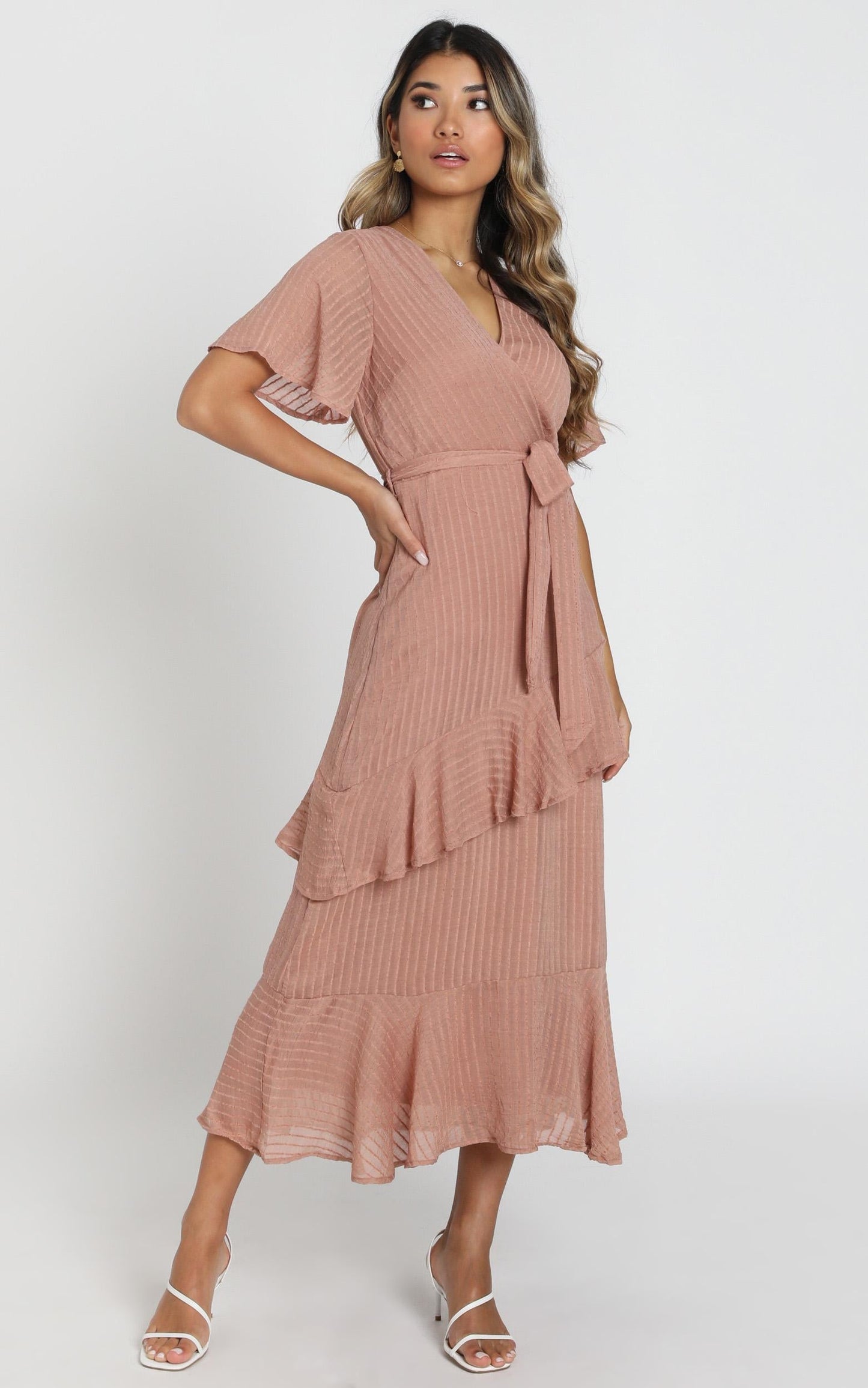 Alba Dress In Mauve