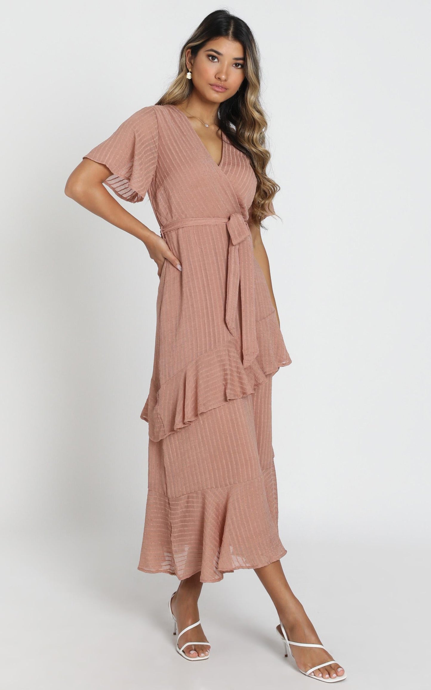 Alba Dress In Mauve