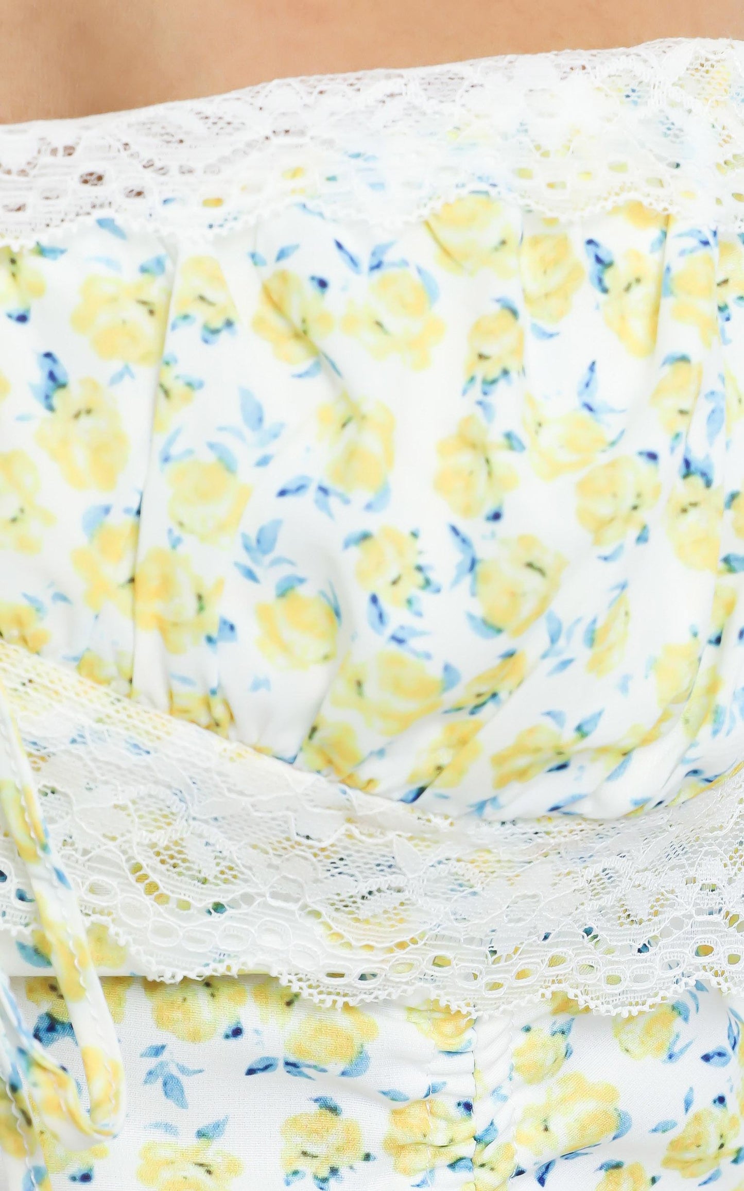 Alexine Dress in Yellow Floral