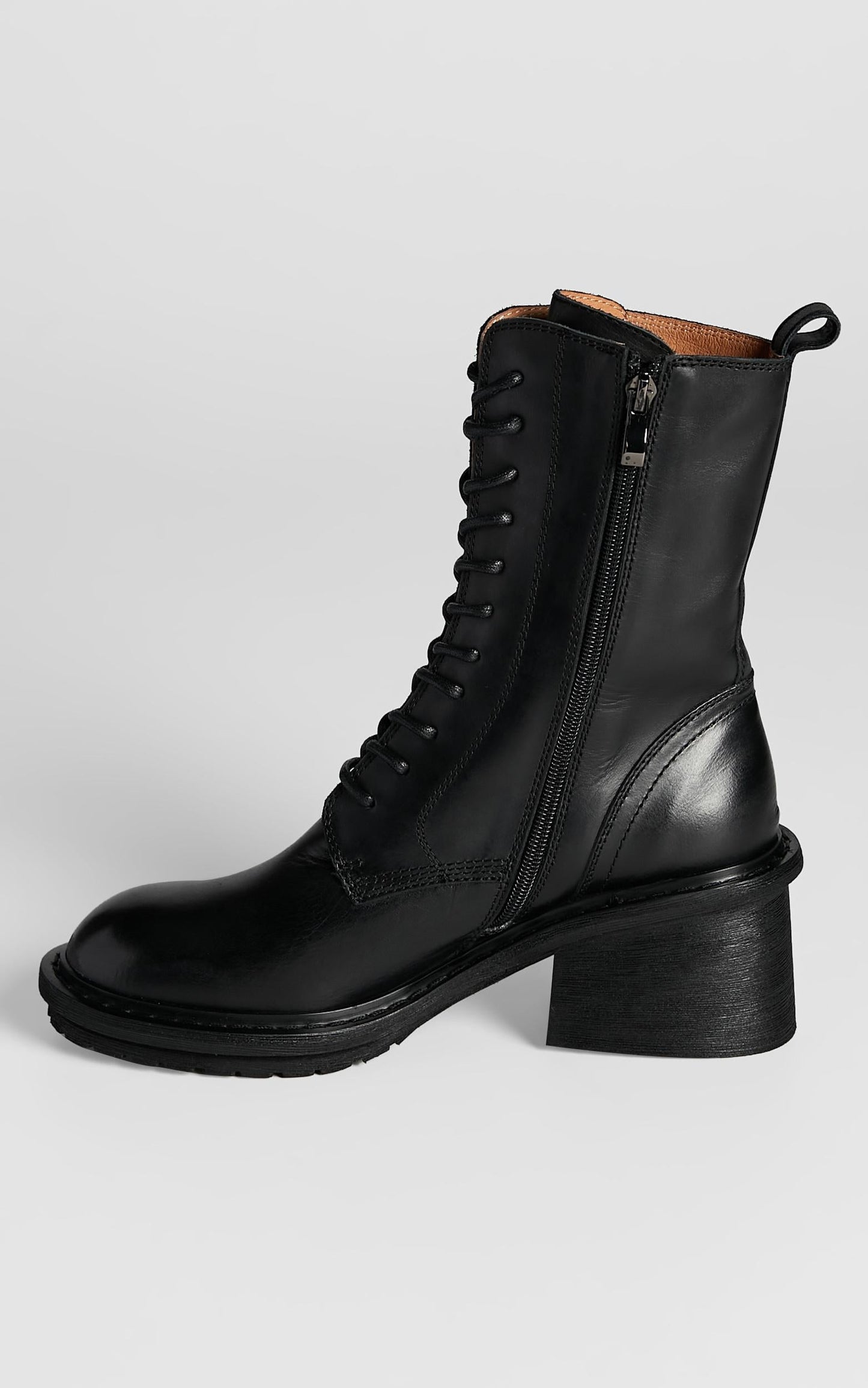 Alias Mae - Mya Boots in Black Burnished