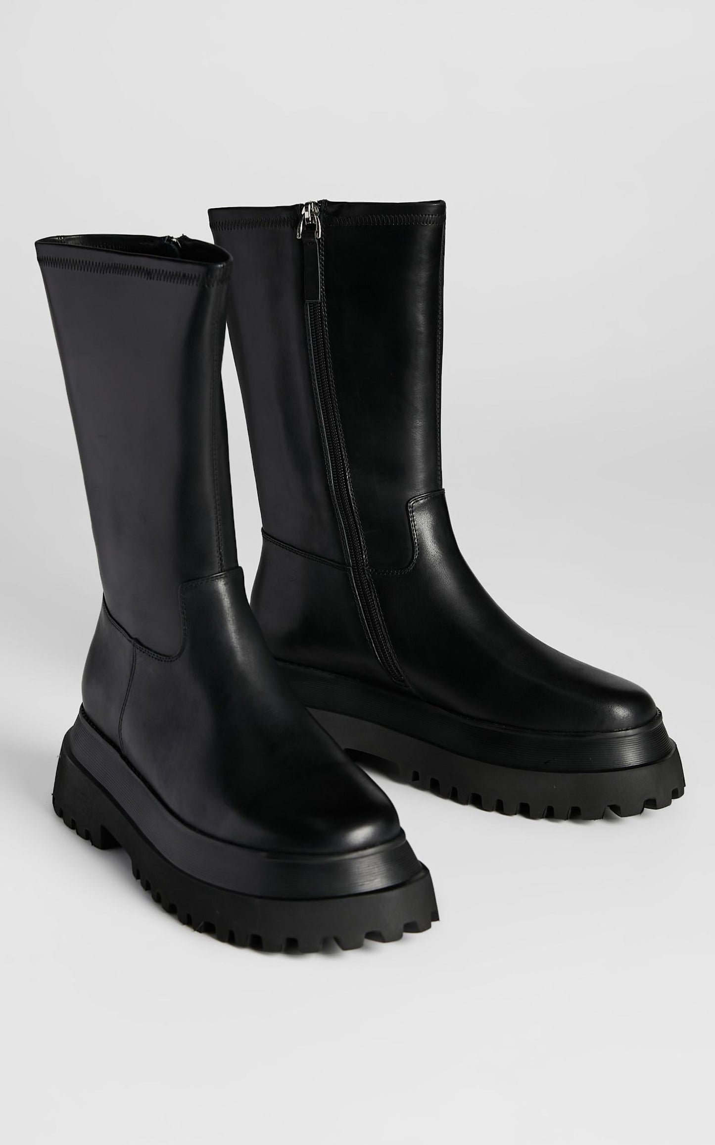 Alias Mae - Nixon Boots in Black Burnished
