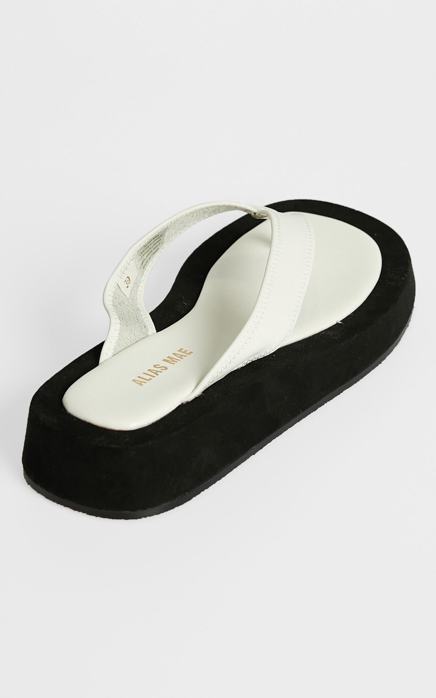 Alias Mae - Poppy Sandals in Ivory Leather