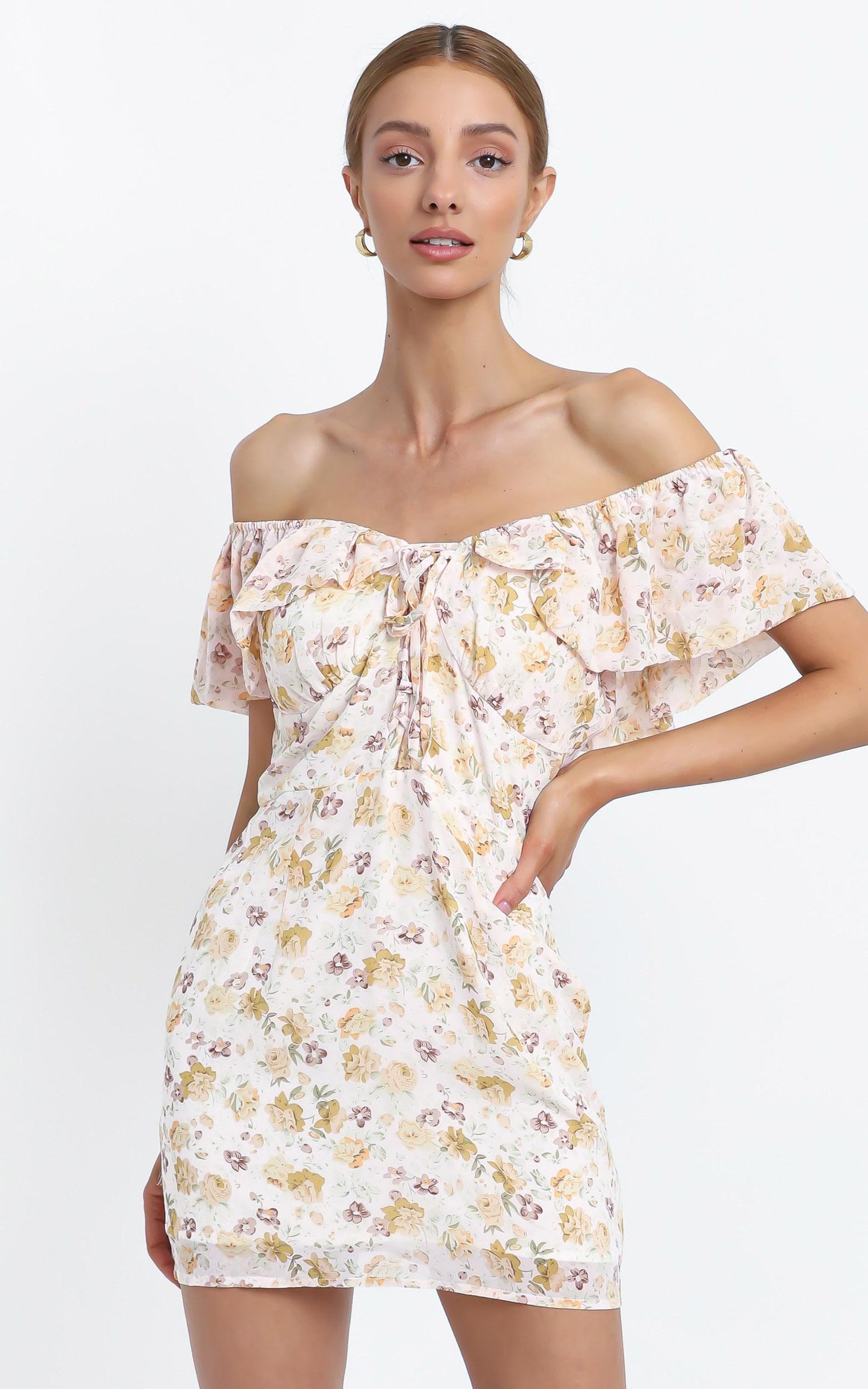 Allona Dress in Blush Floral