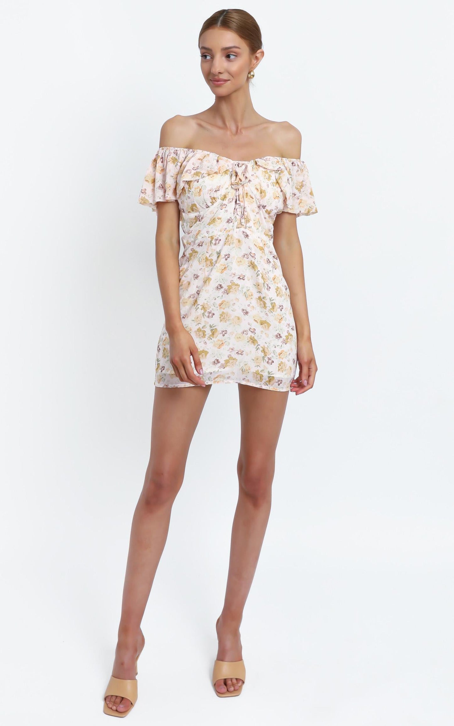 Allona Dress in Blush Floral