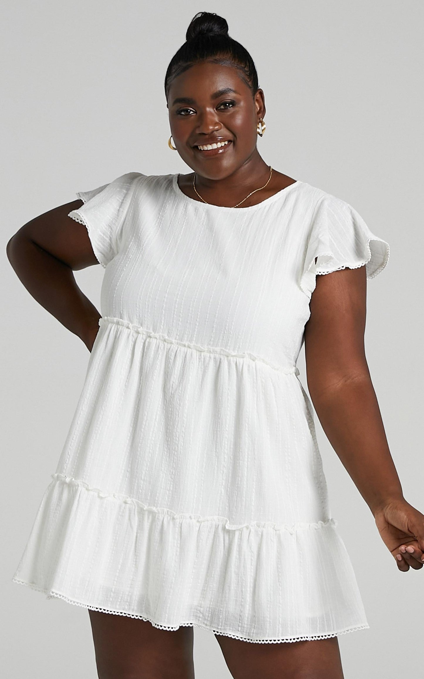 Alma Dress in White