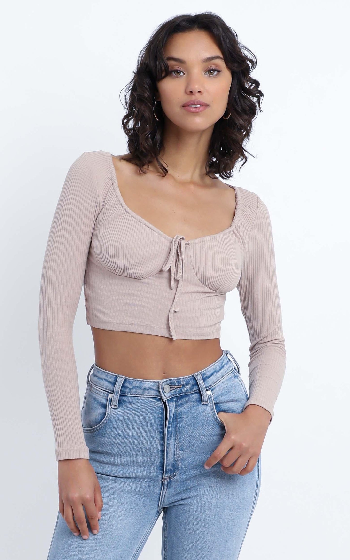 Alonso Top in Mocha
