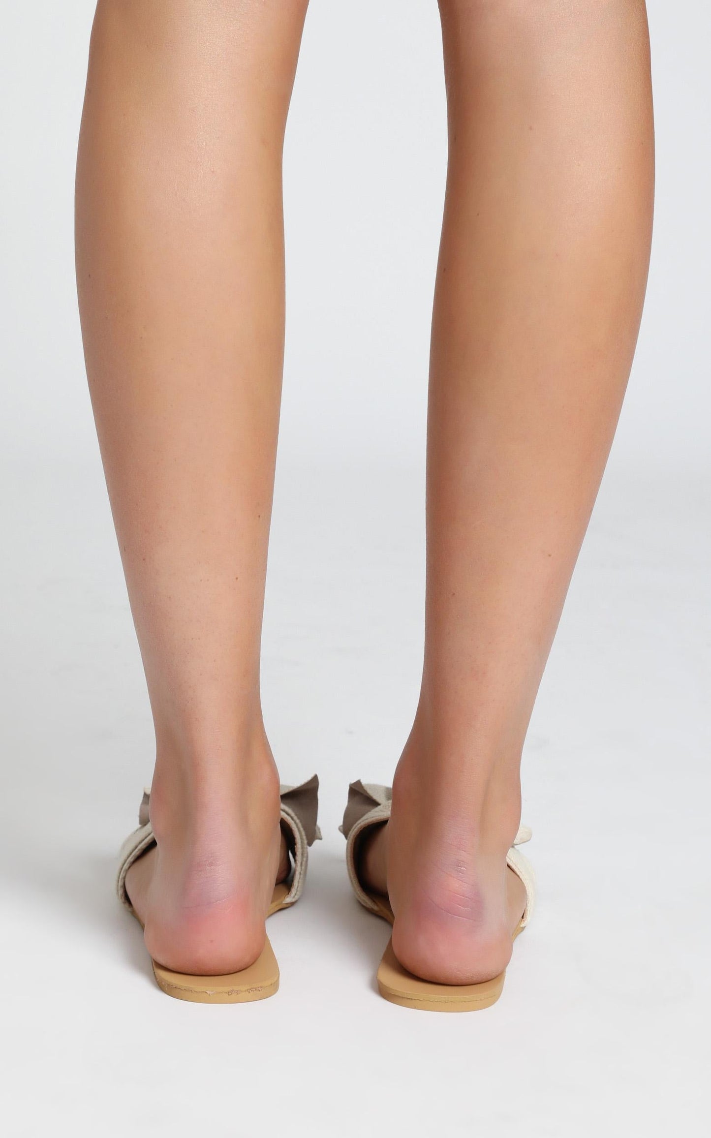 Billini - Alpha Slides in Cream Woven