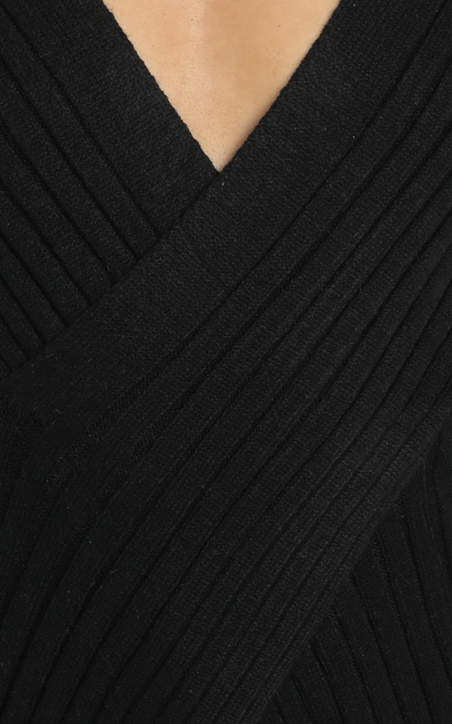 Alpha Knit Top in Black