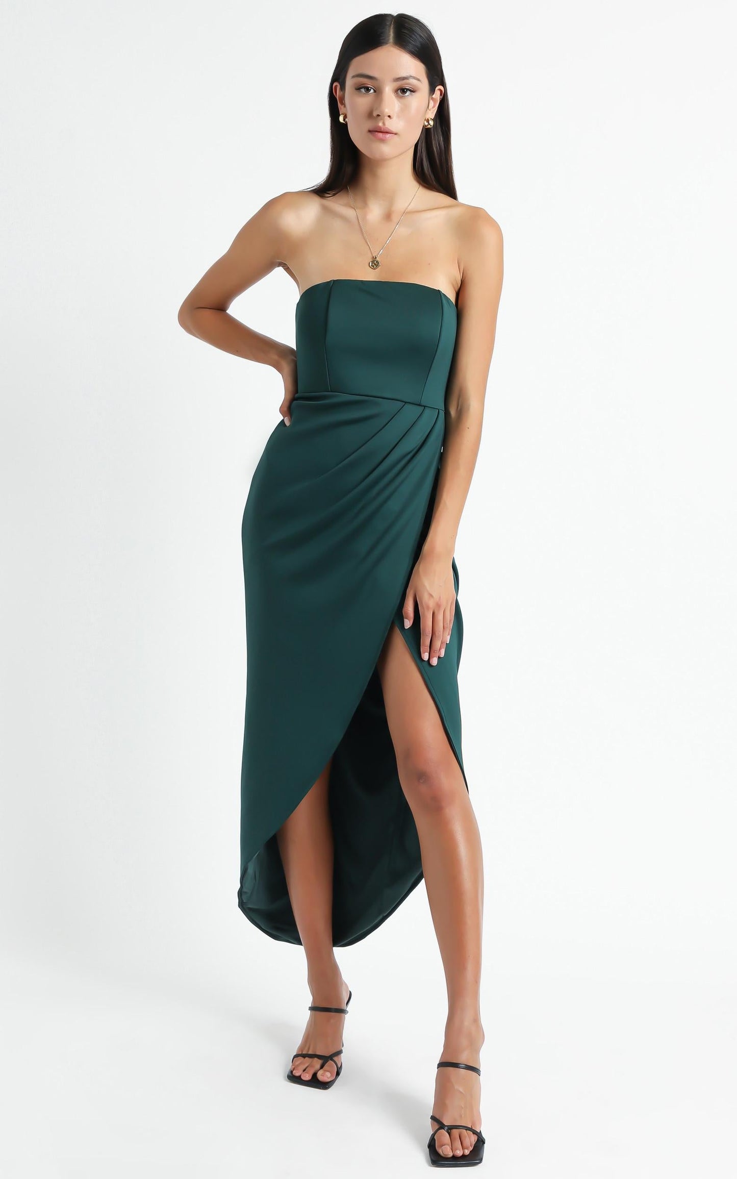 Already Home Dress in Emerald