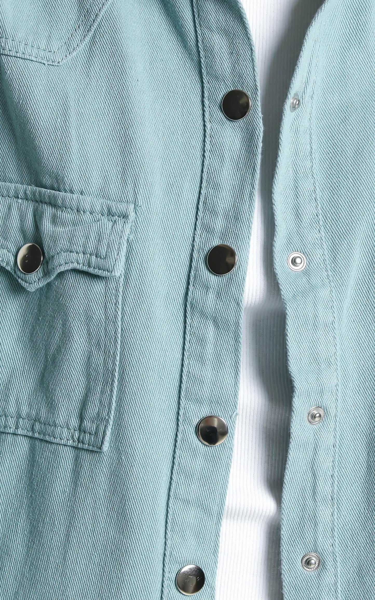 Alyssandra Denim Jacket in Sage