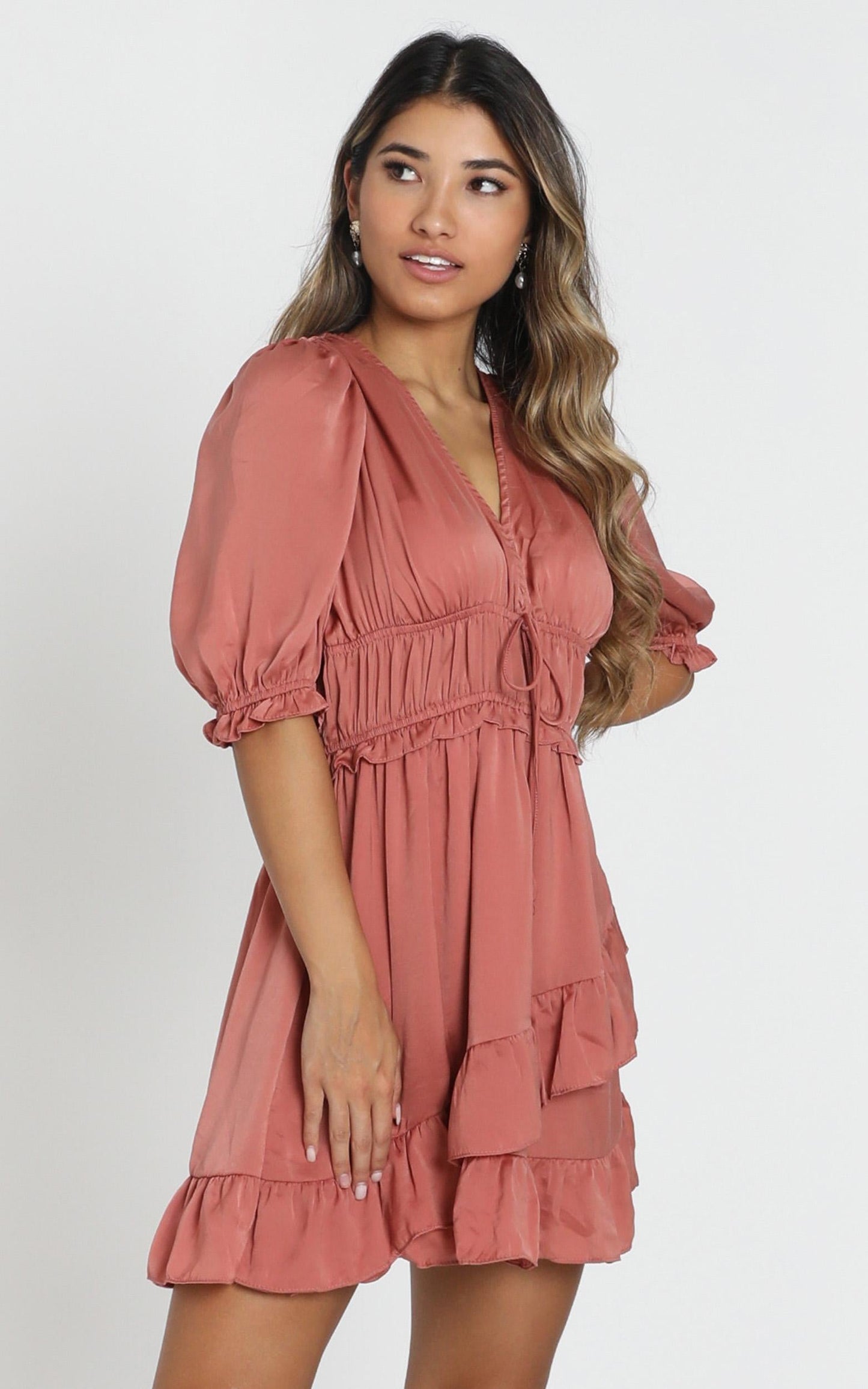 Amalie Dress in Blush