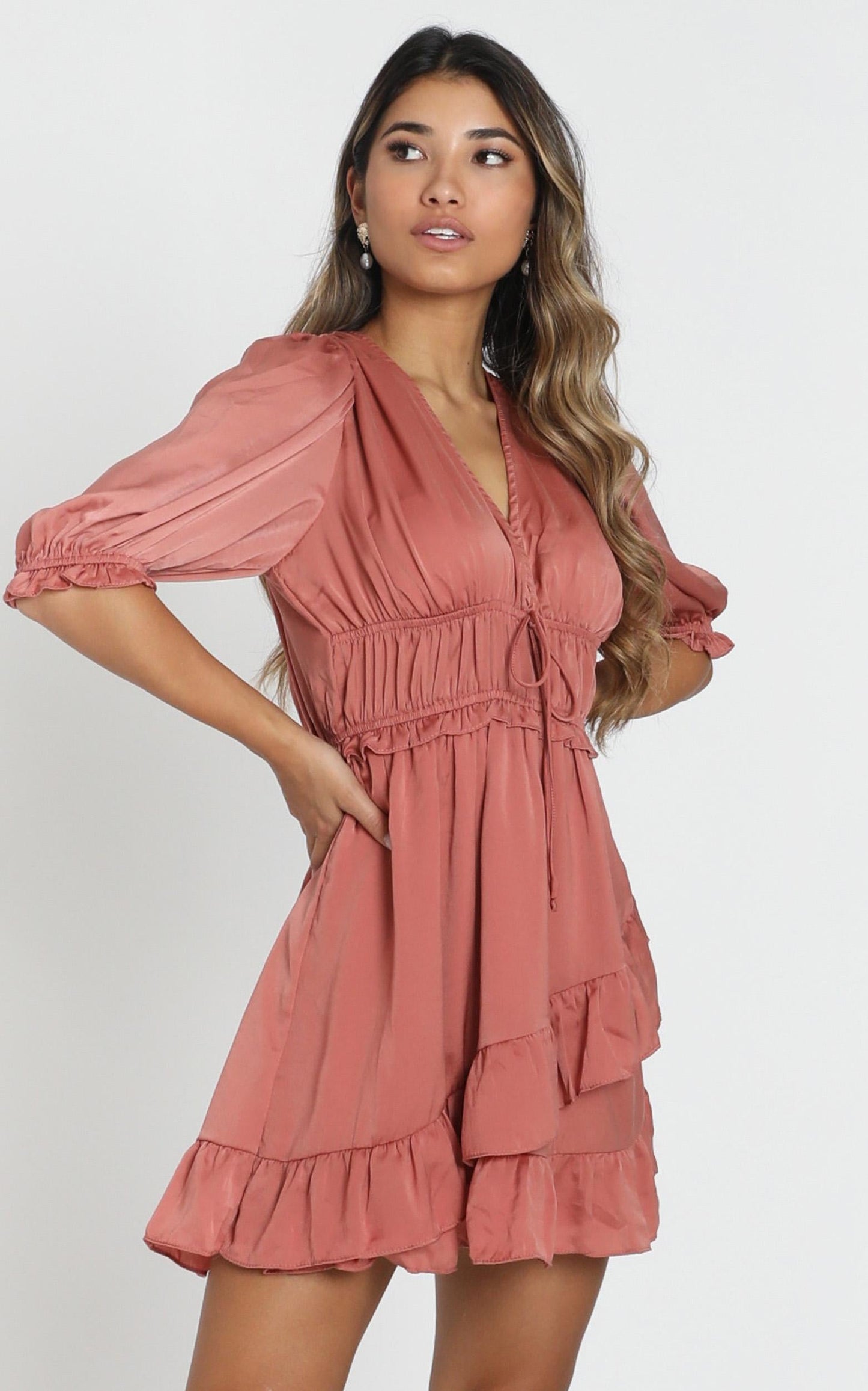 Amalie Dress in Blush