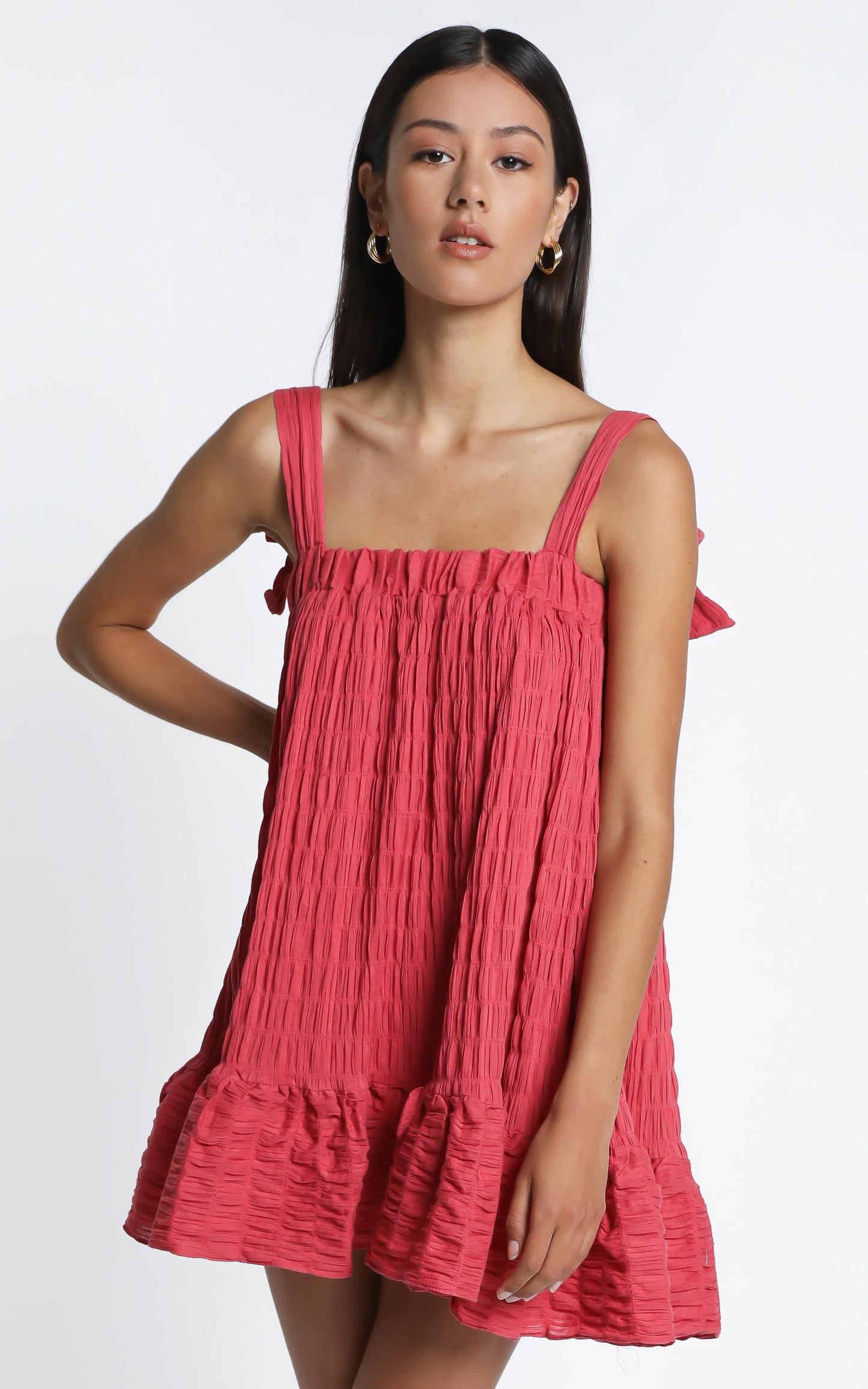 Amaryllis Dress in Watermelon