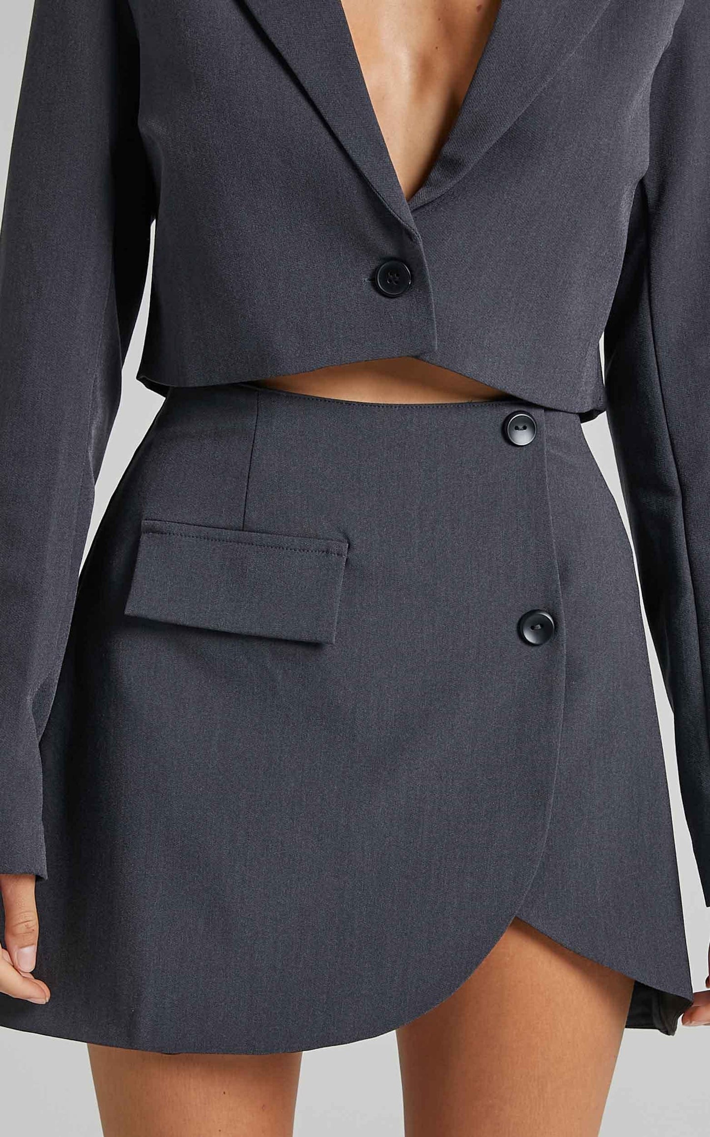 Angey Skirt in Charcoal