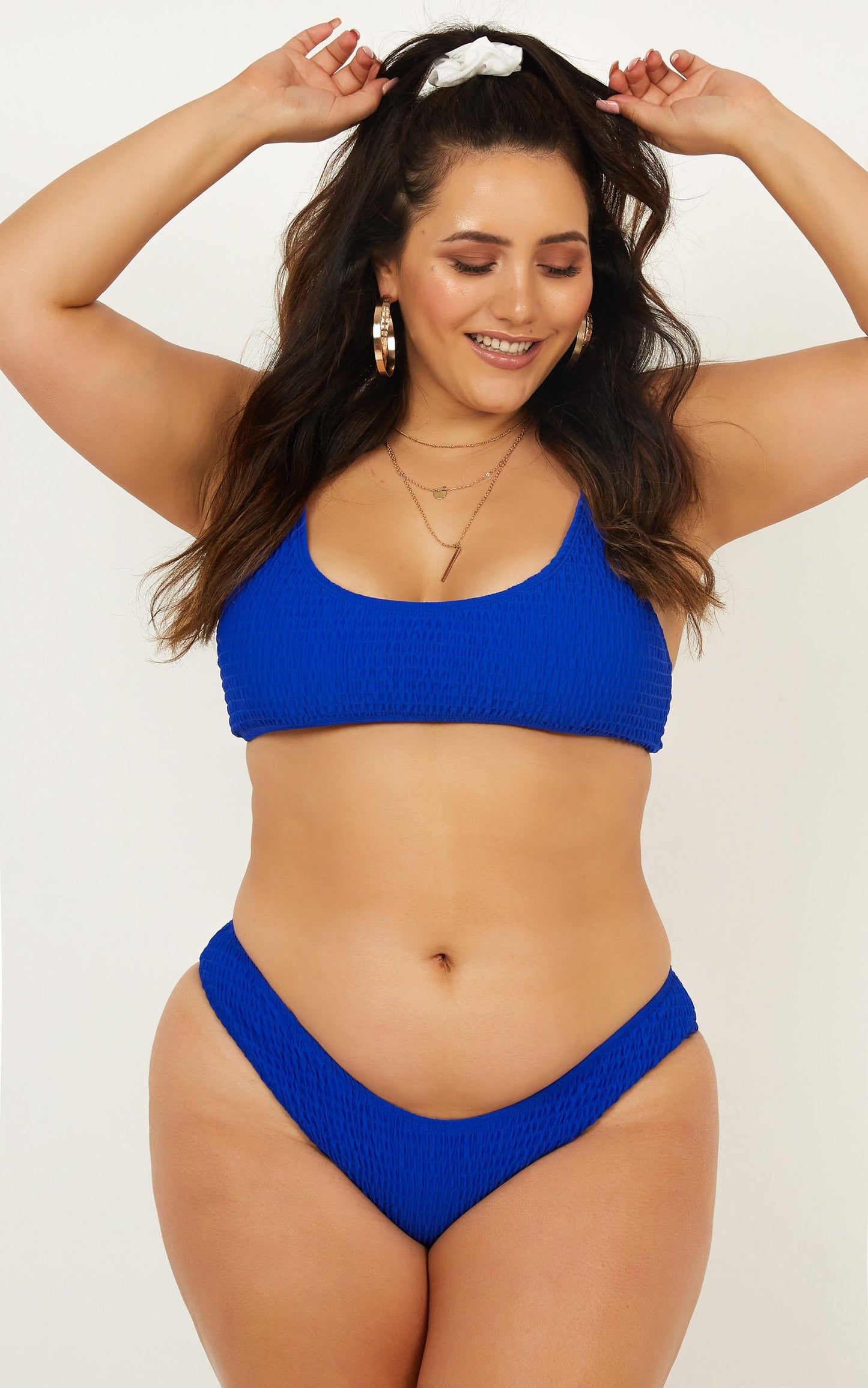 Anais Bikini Bottom In  Cobalt