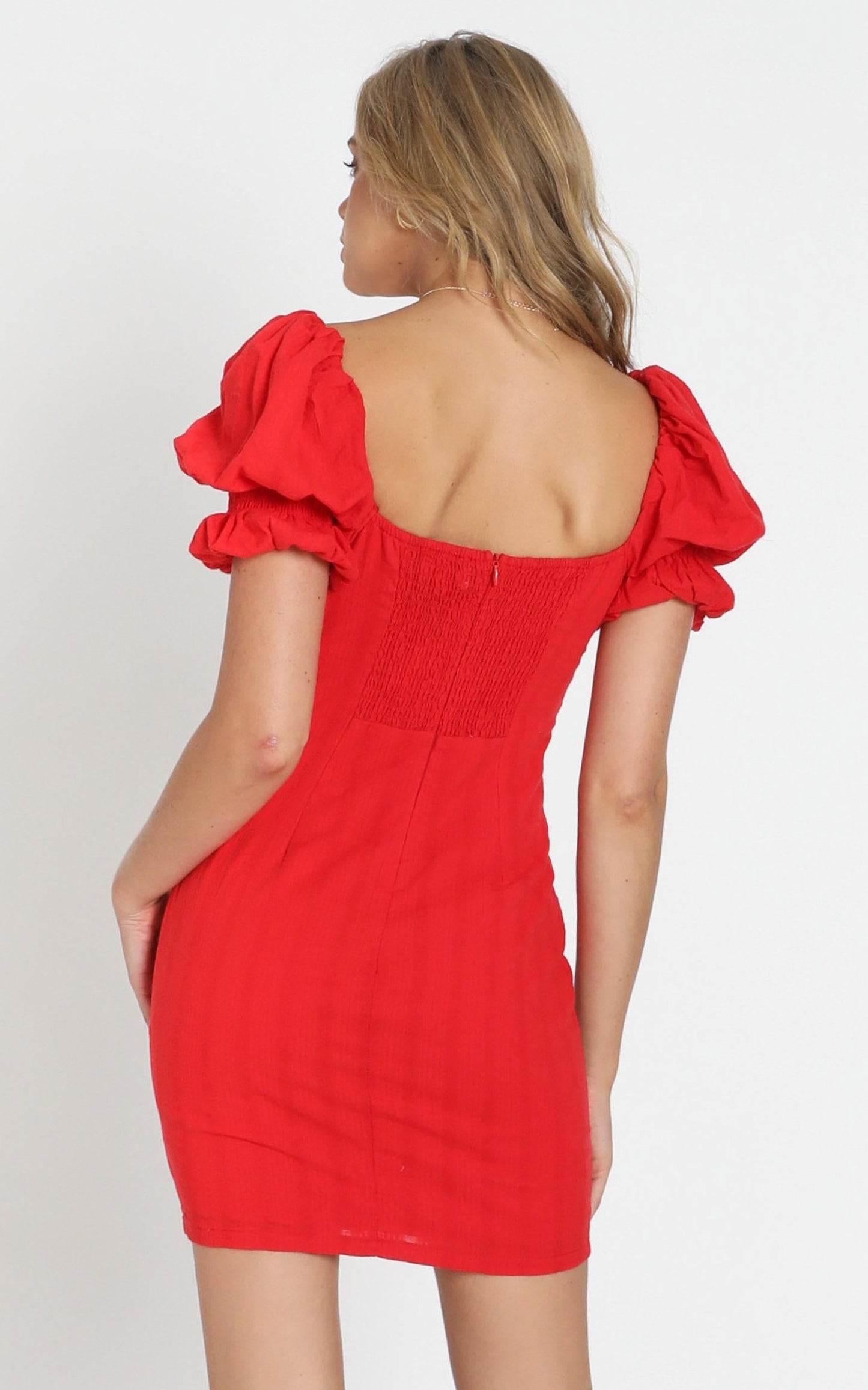 Anders Mini Dress in Red
