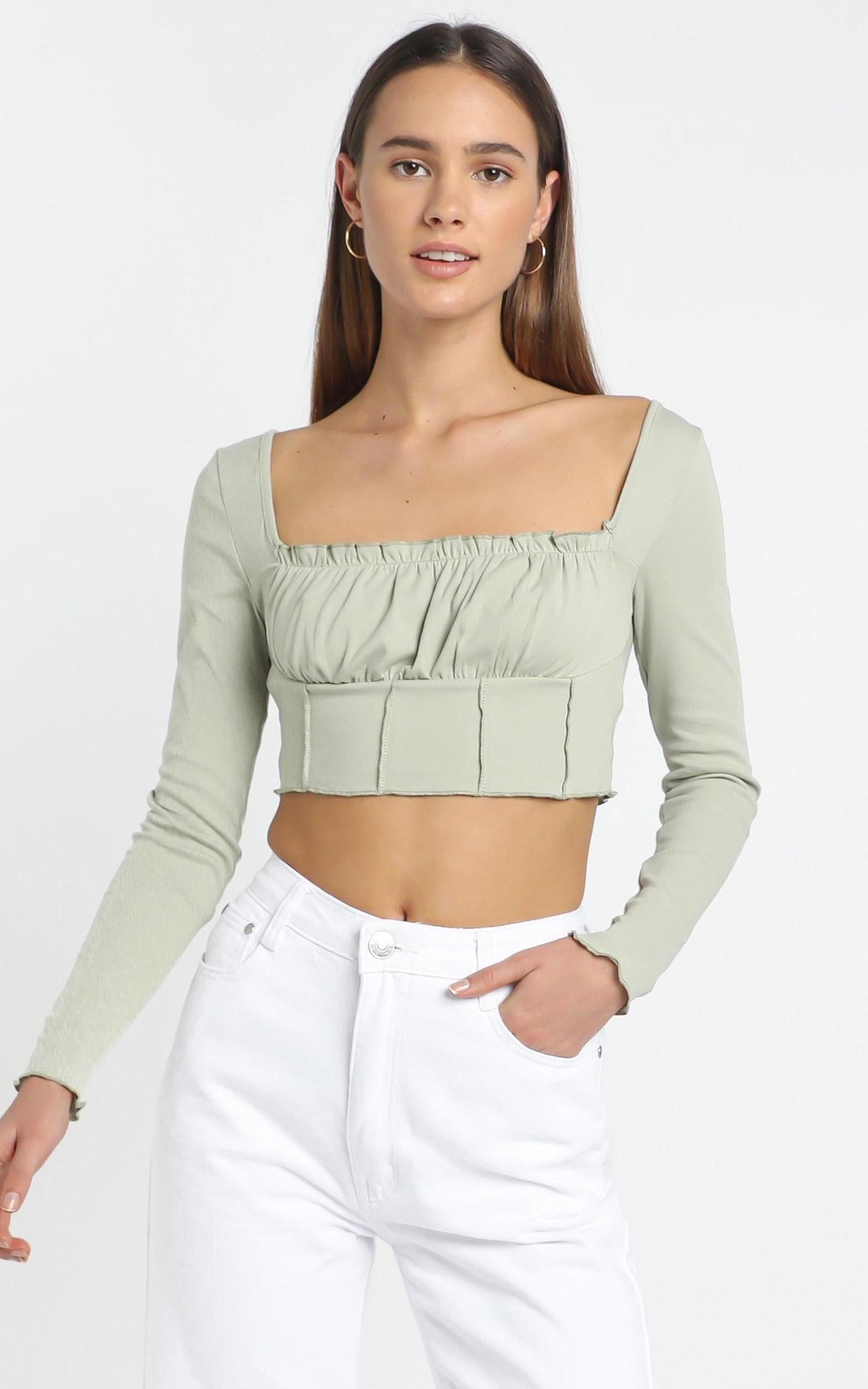 Antonio Top in Light Khaki