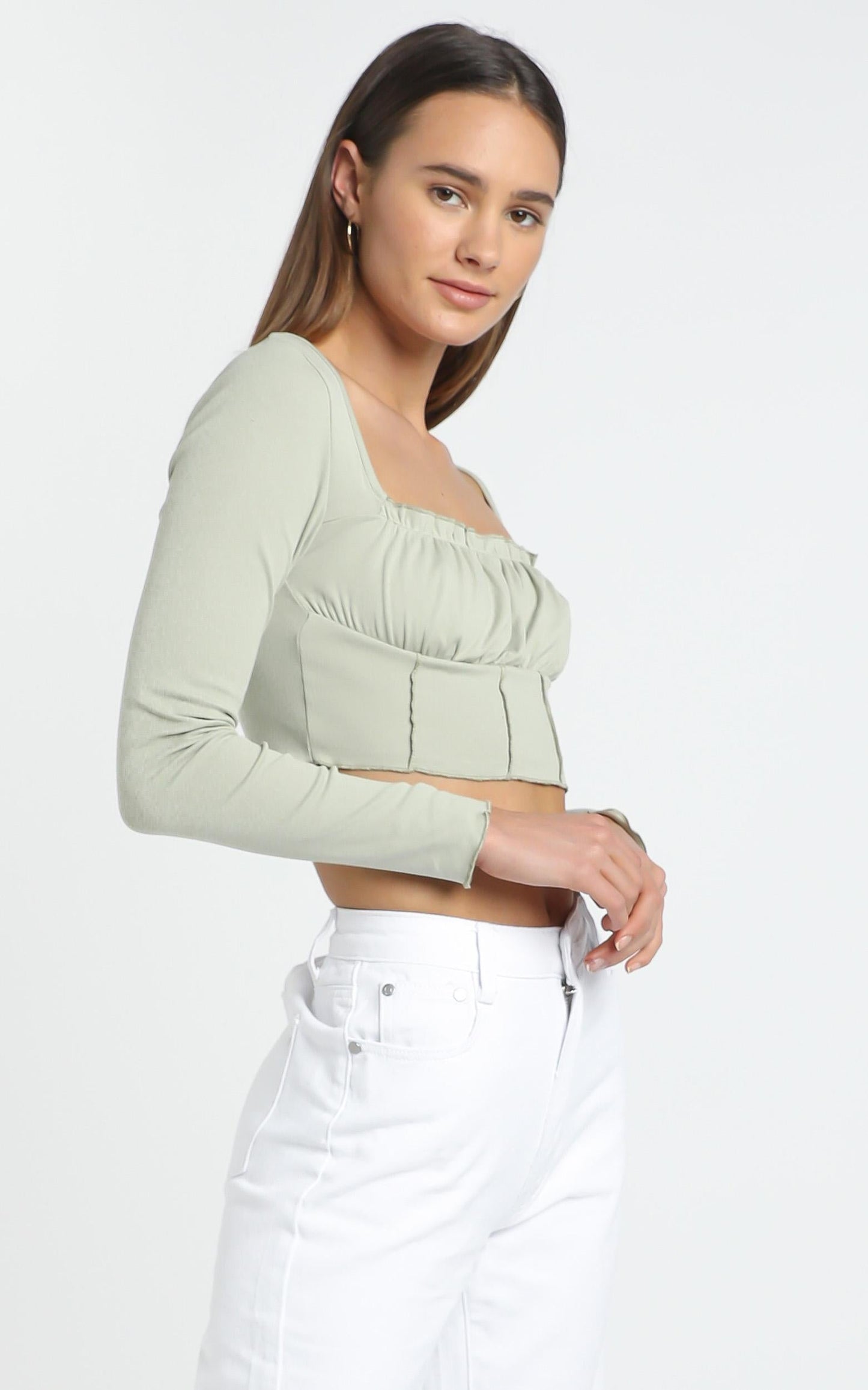 Antonio Top in Light Khaki