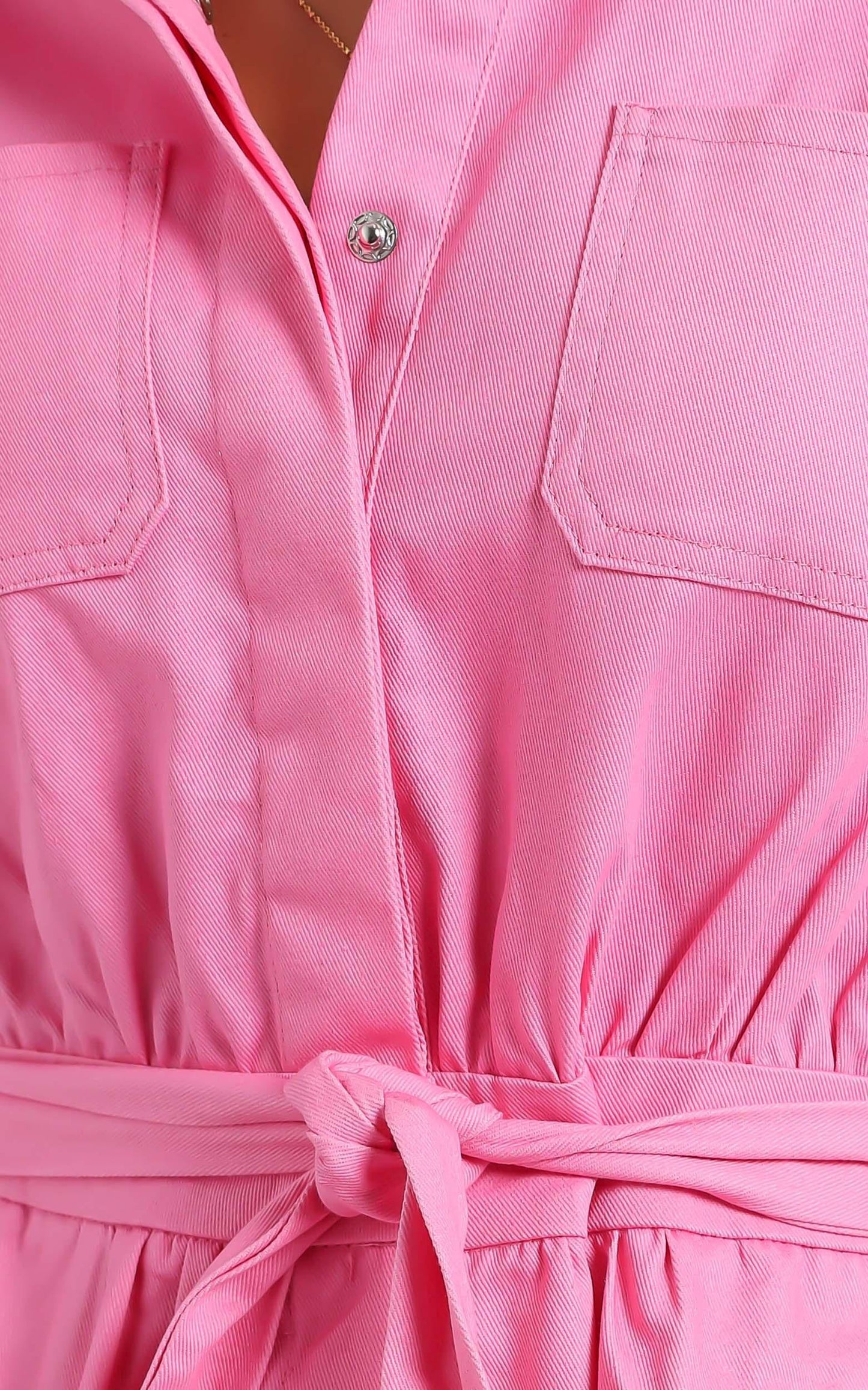 Aoko Playsuit in Pink
