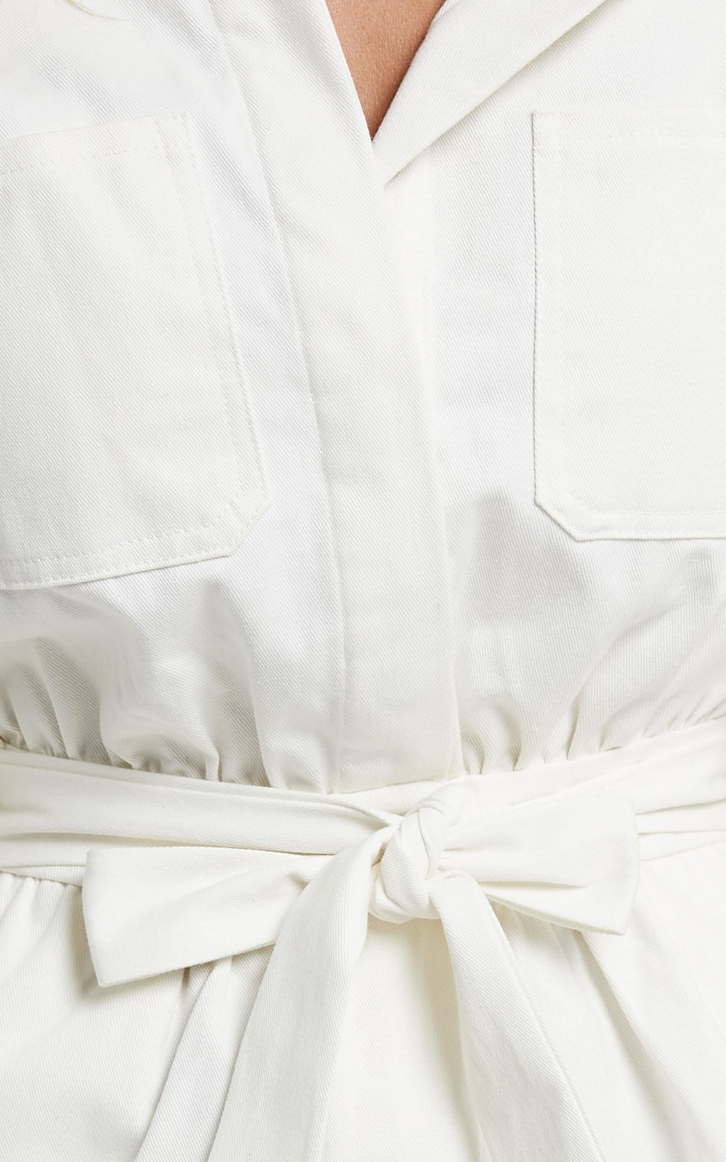 Aoko Playsuit in White