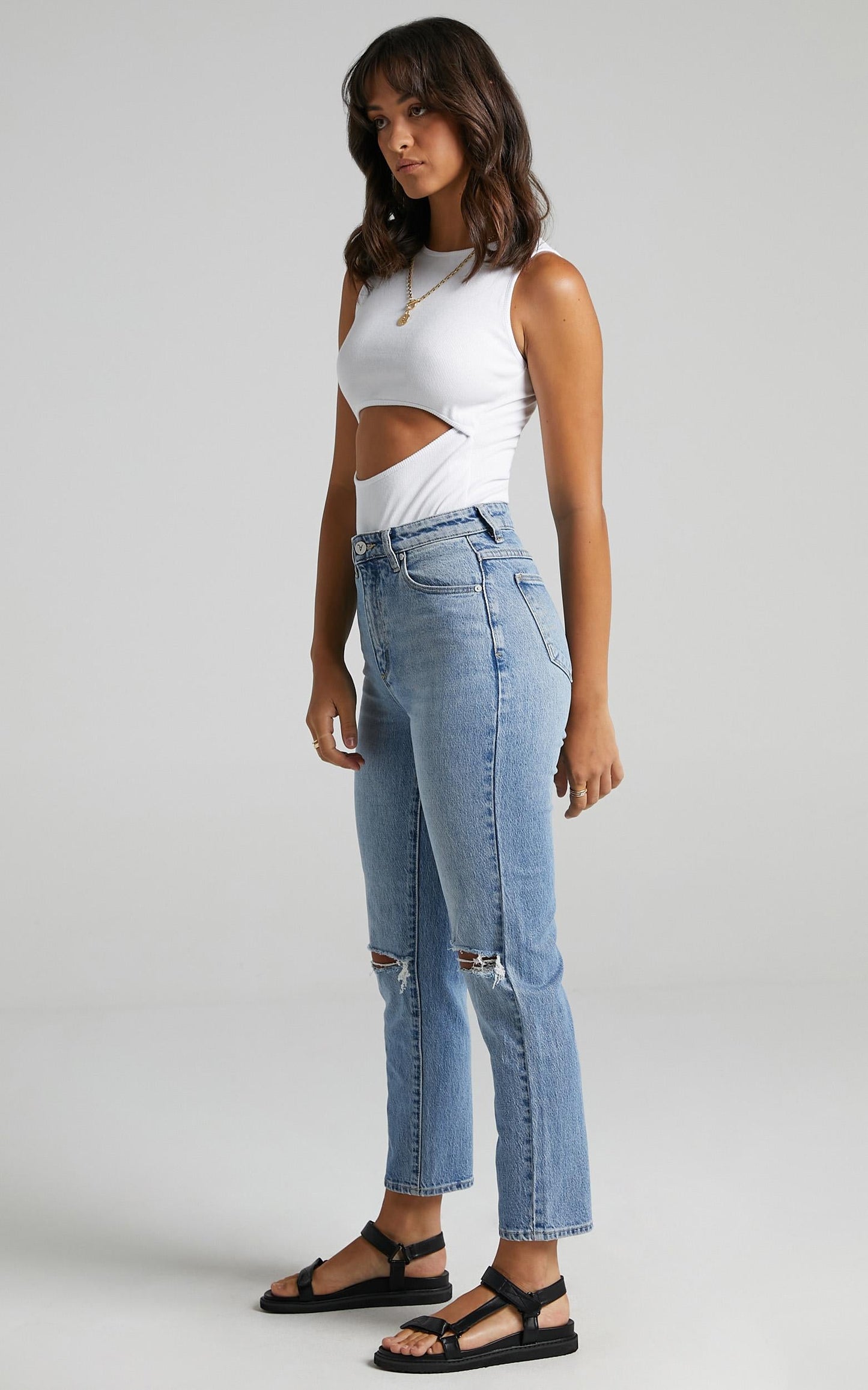 Abrand - A '94 High Slim Jean in April Rip