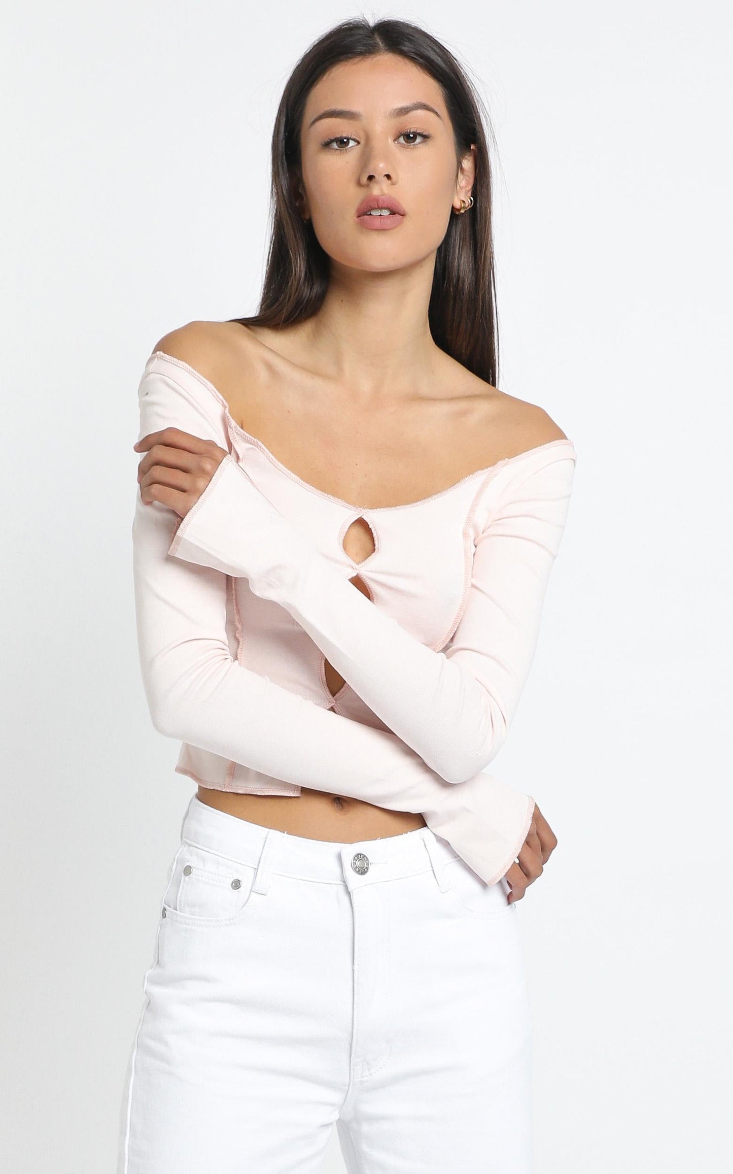 Aramis Top in Pale Pink