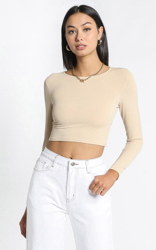 Arabella Top in Beige