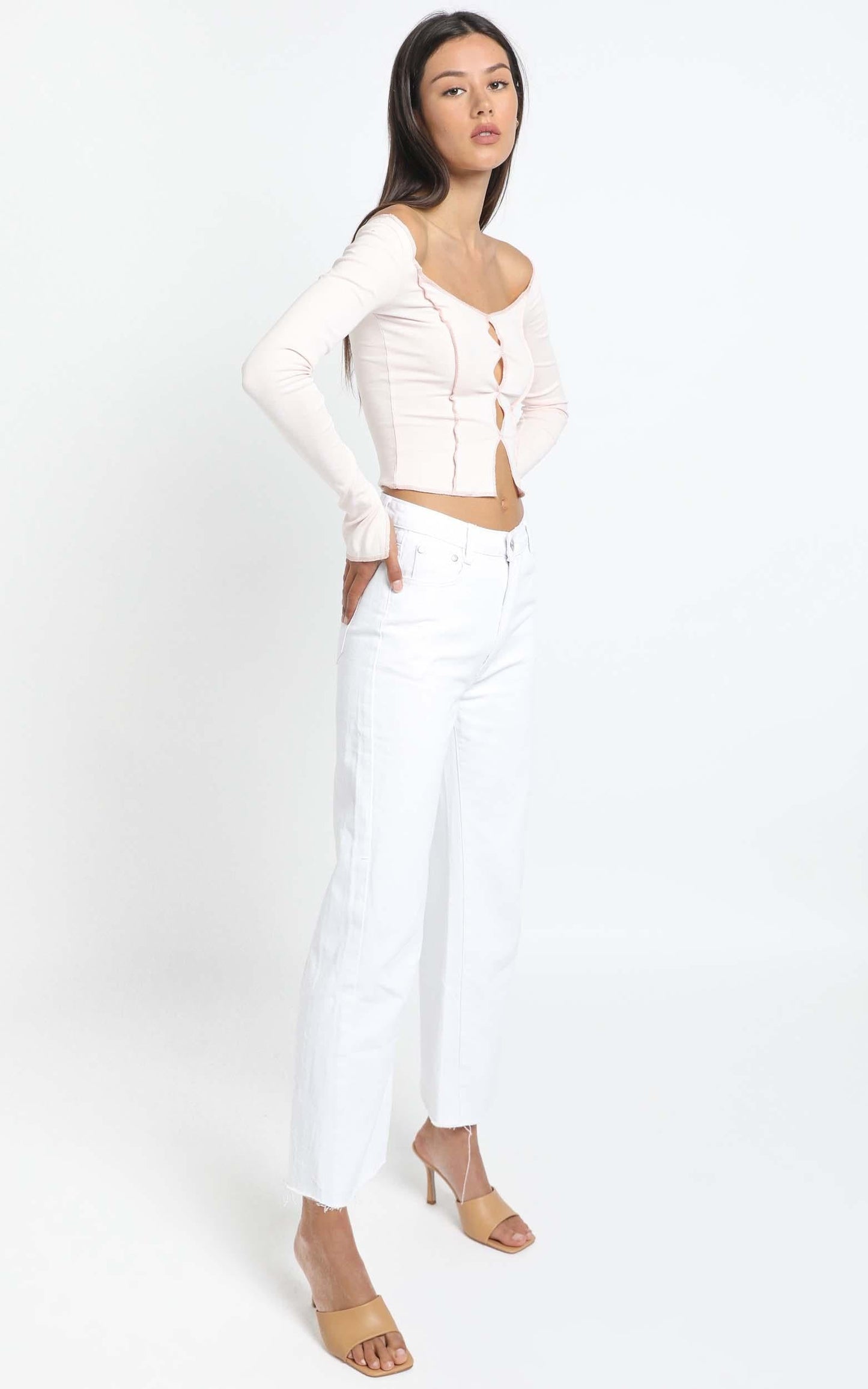 Aramis Top in Pale Pink
