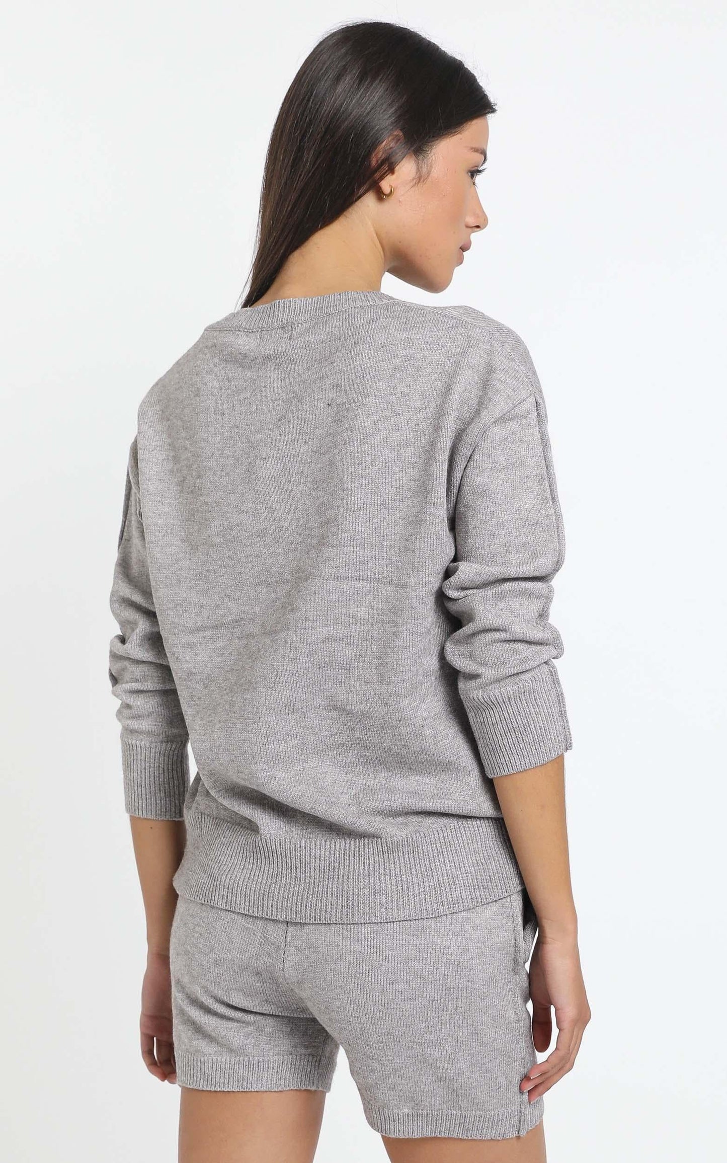 Arcadia Knit Top in Grey