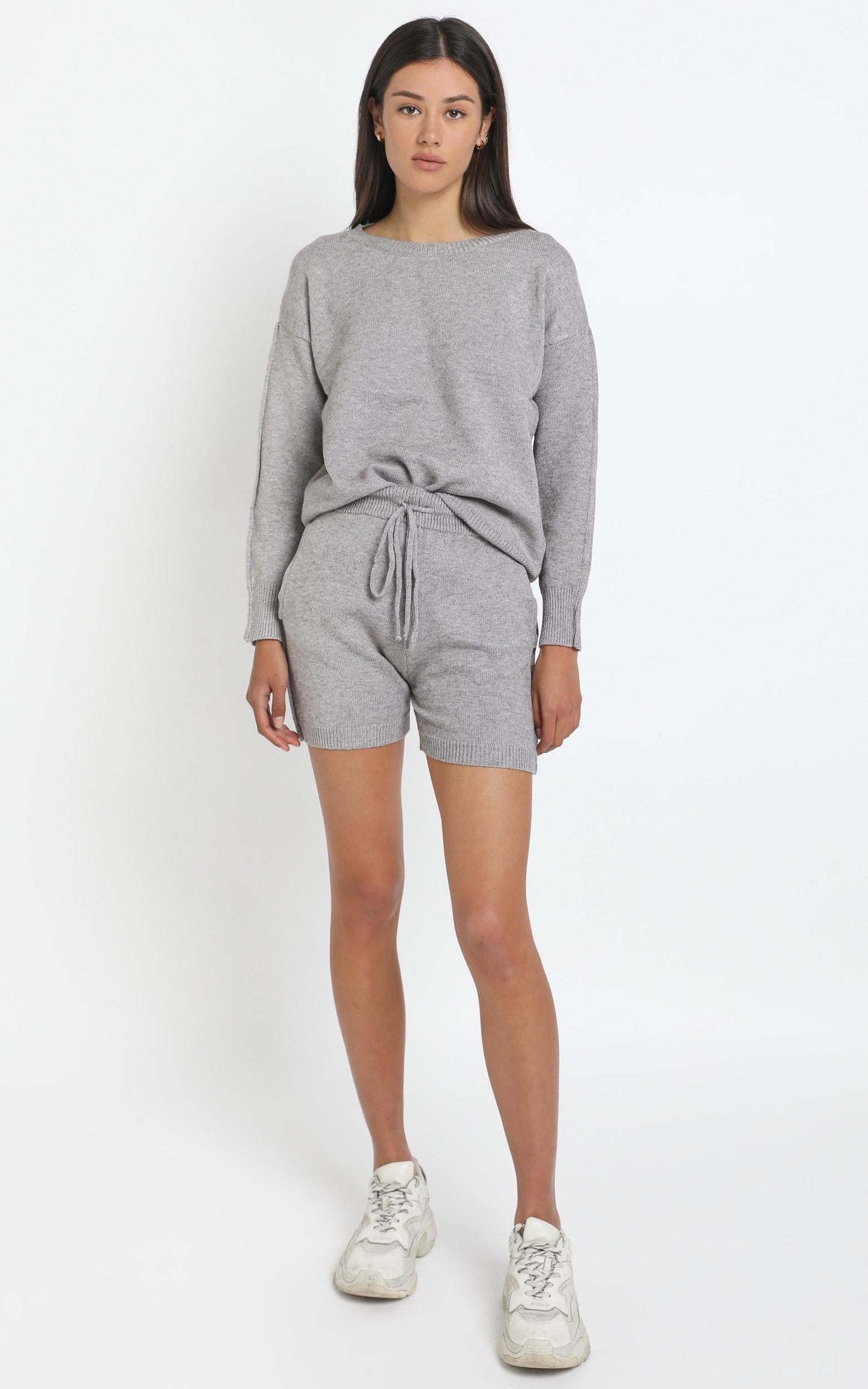 Arcadia Knit Top in Grey