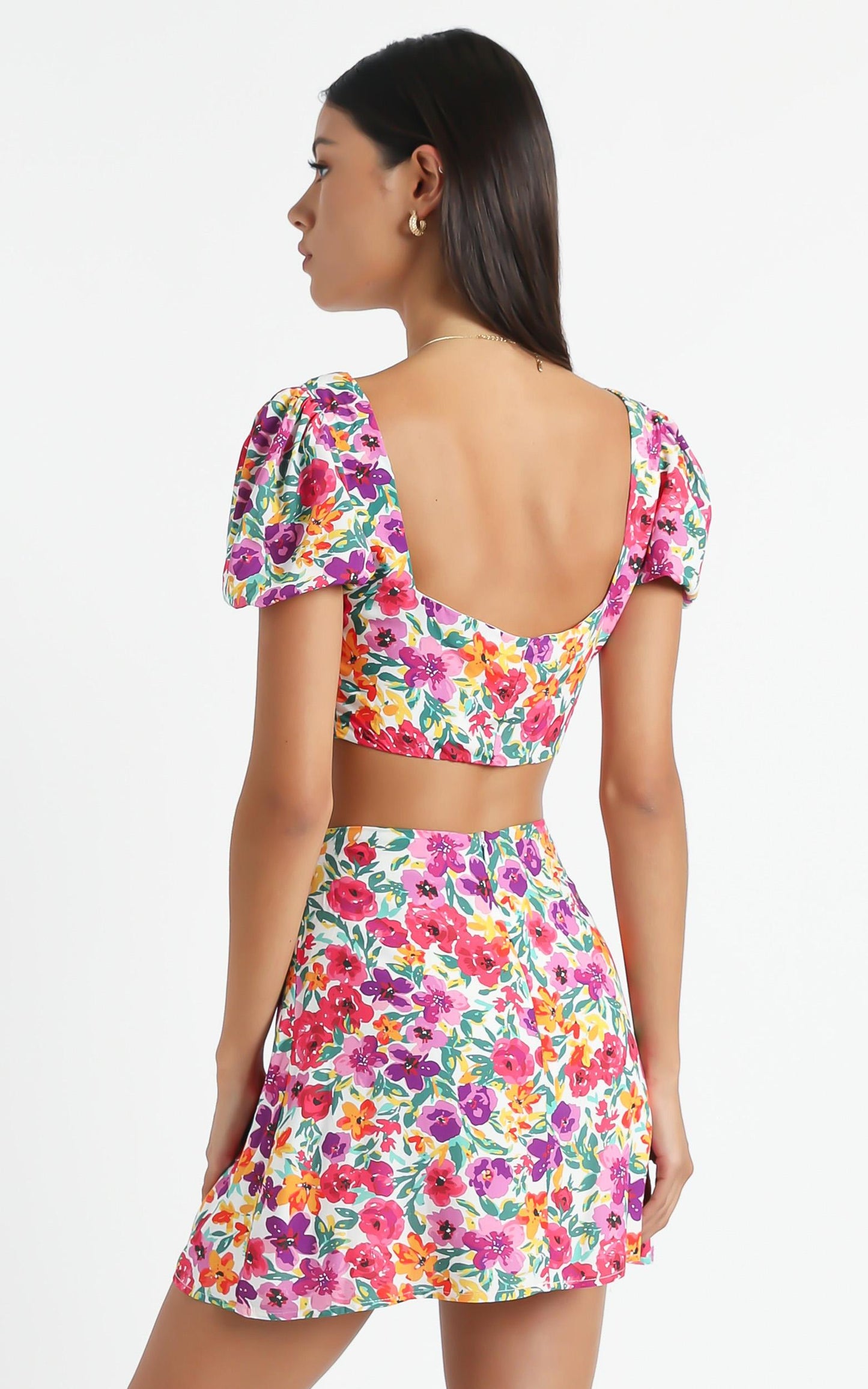 Artemis Two Piece Set in Packed Floral