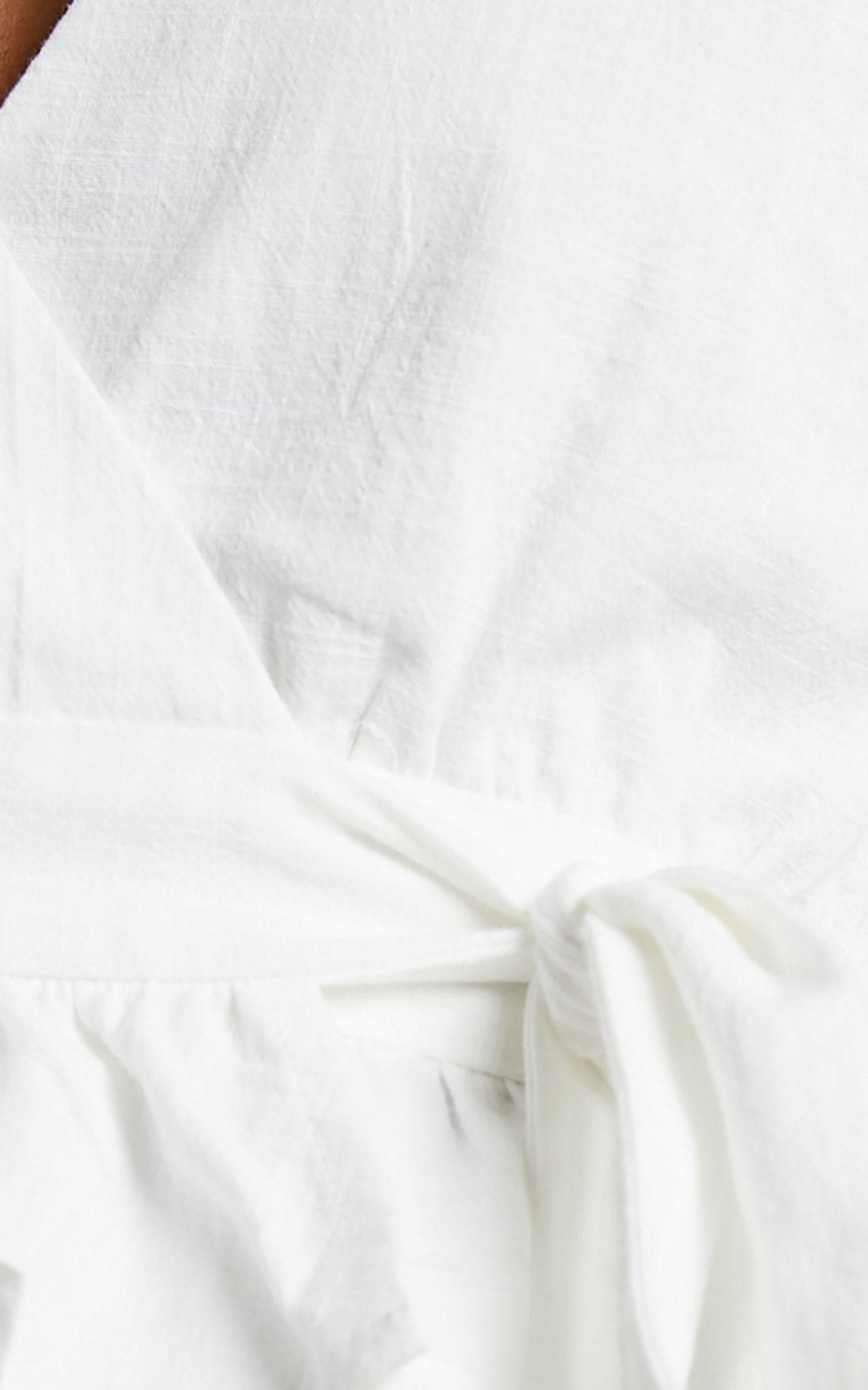 Argel Top - Halter Neck Top in White