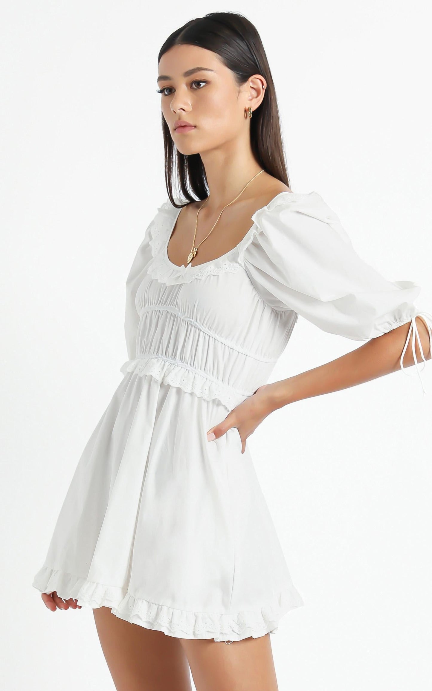 Arizona Dress in White
