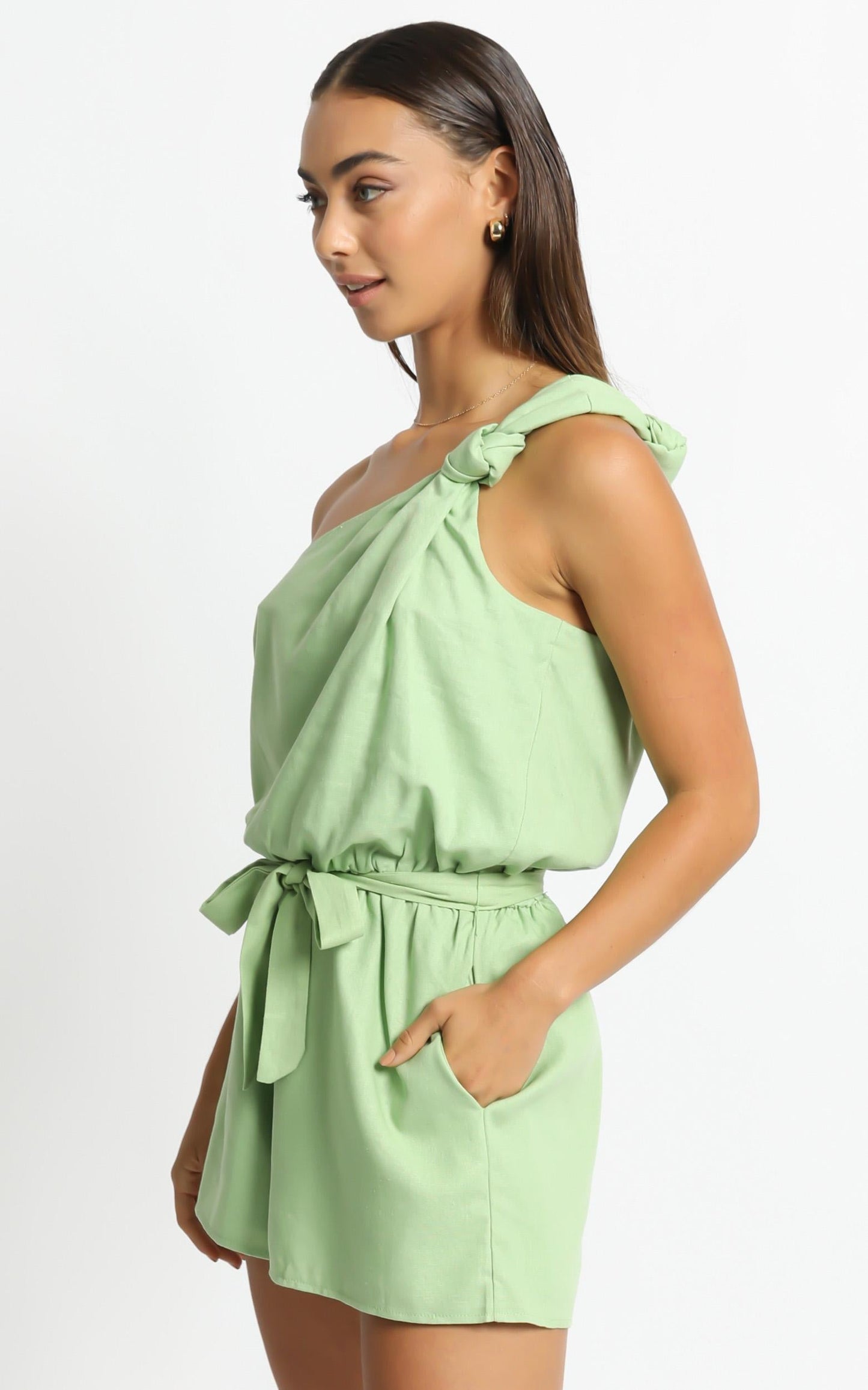 Armelle Playsuit in Green