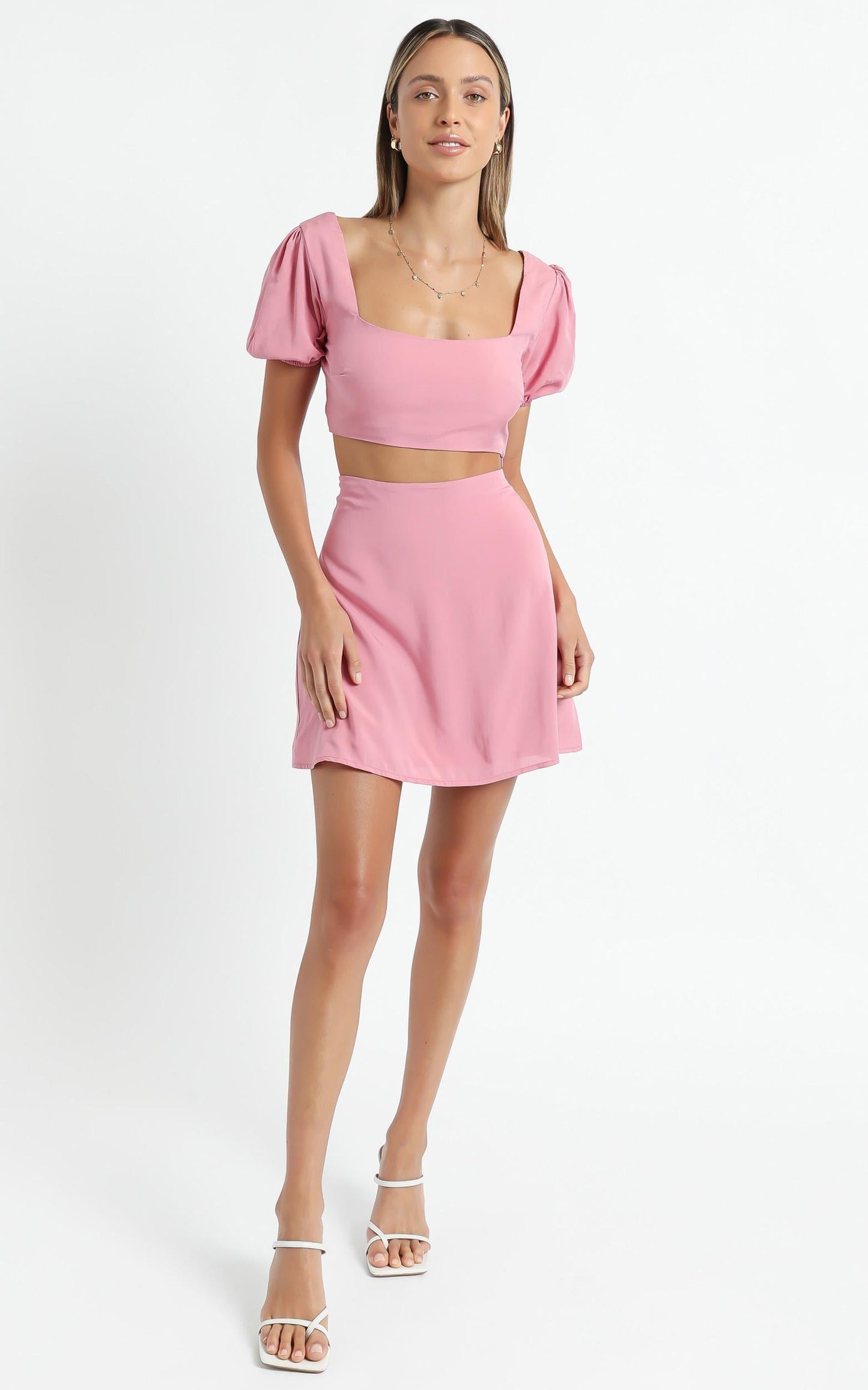 Artemis Two Piece Set in Pink
